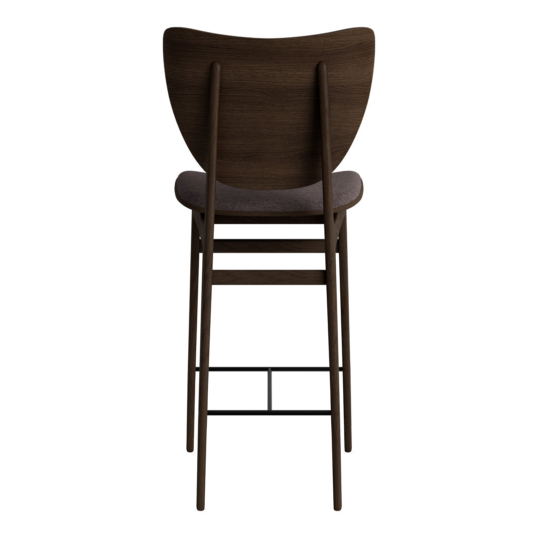 Elephant Counter Chair - Upholstered Bar Stool with Back Support for Kitchen Island, Breakfast Nook & Home Decor