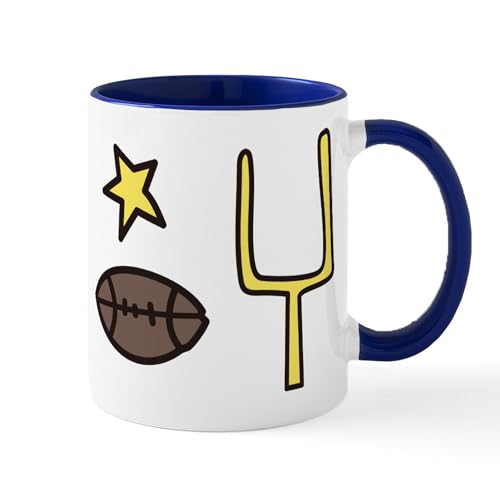 White/Navy Inside - Football Stuff Mug