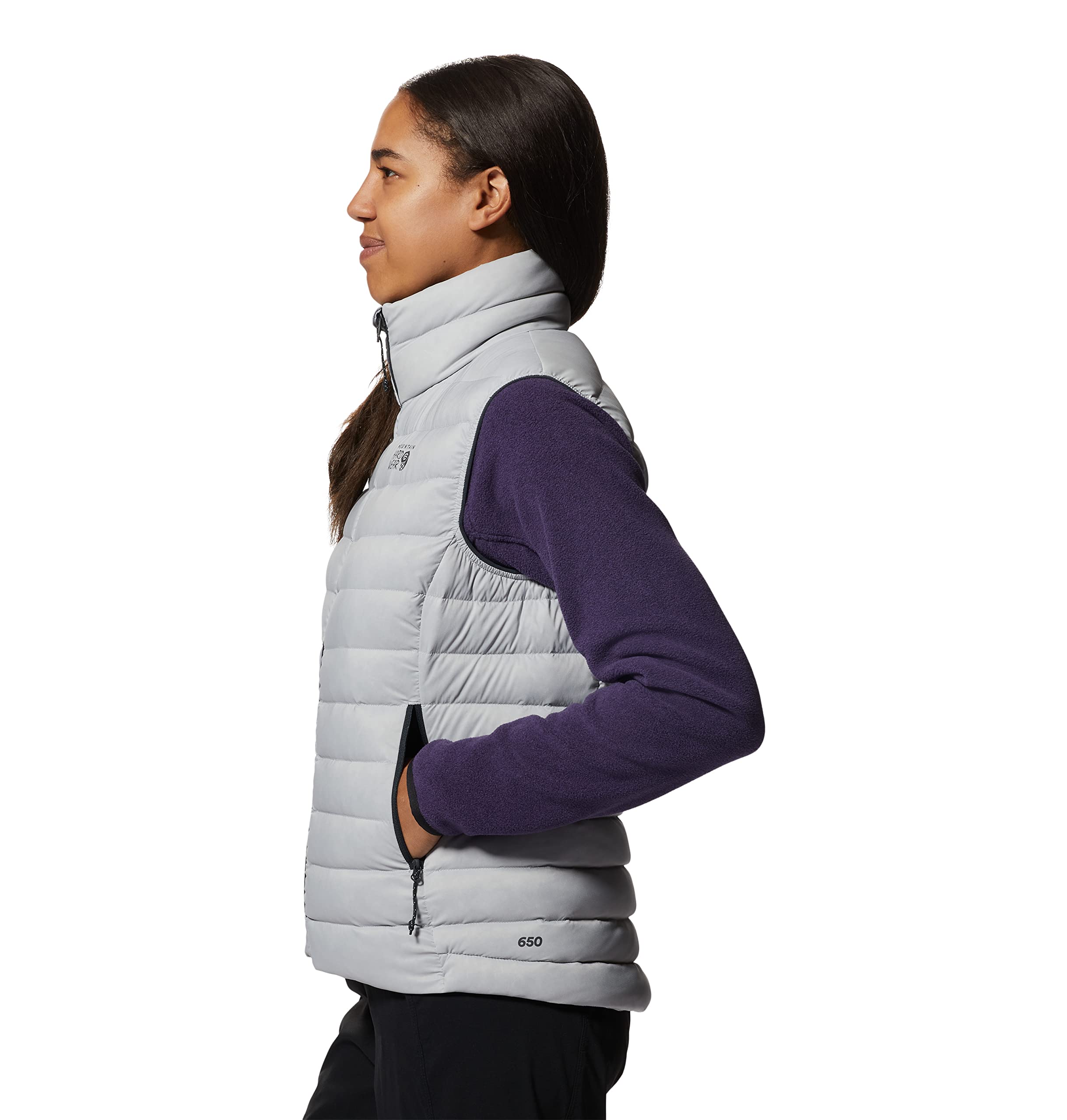 Mountain Hardwear Women's Deloro Down Vest - Lightweight Insulated Puffer Vest for Hiking, Camping & Outdoor Activities | Warm Winter Layering Piece