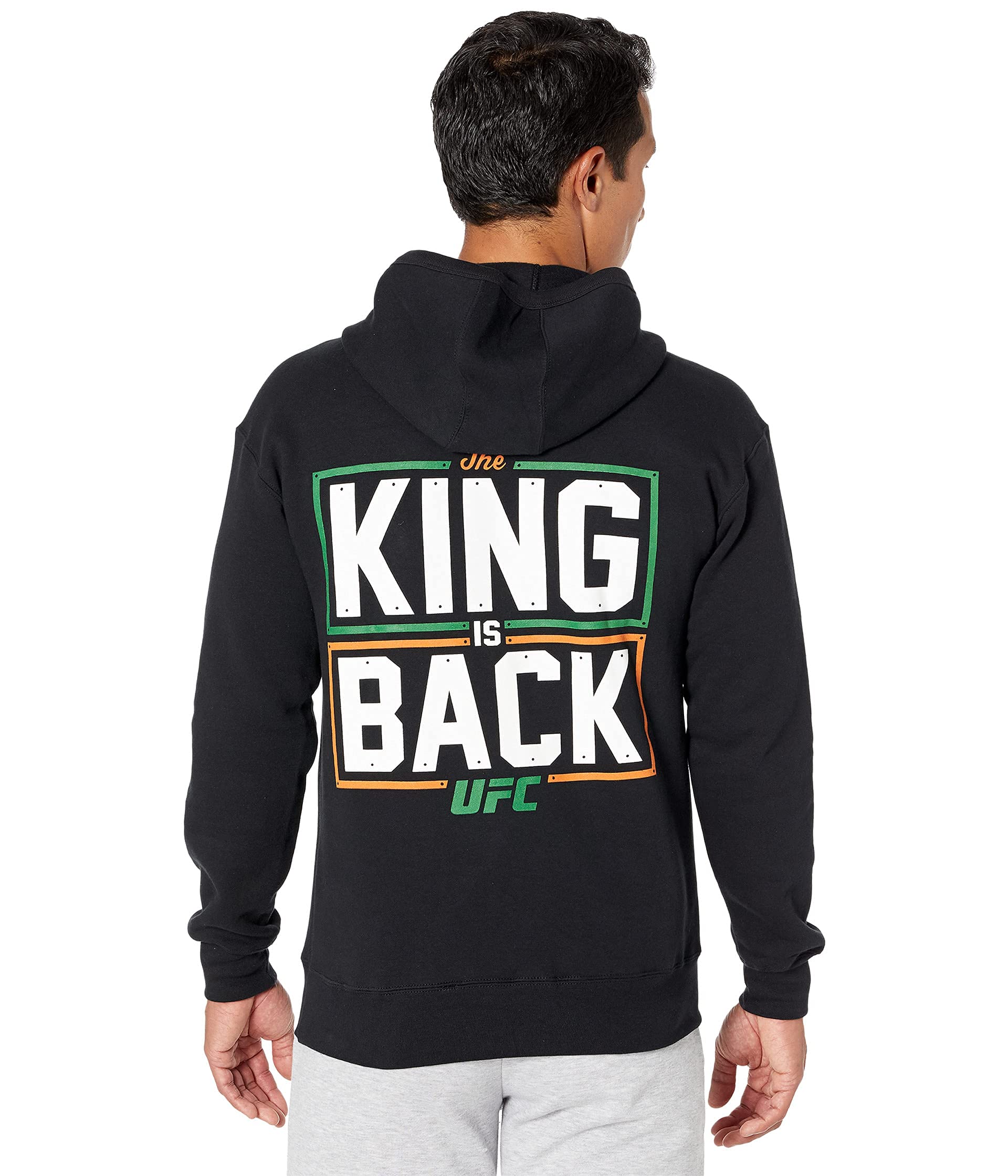 UFC Officially Licensed Men's Team Conor McGregor Arch Hoodie - Lightweight Pullover Sweatshirt for MMA Fans, Gym & Streetwear