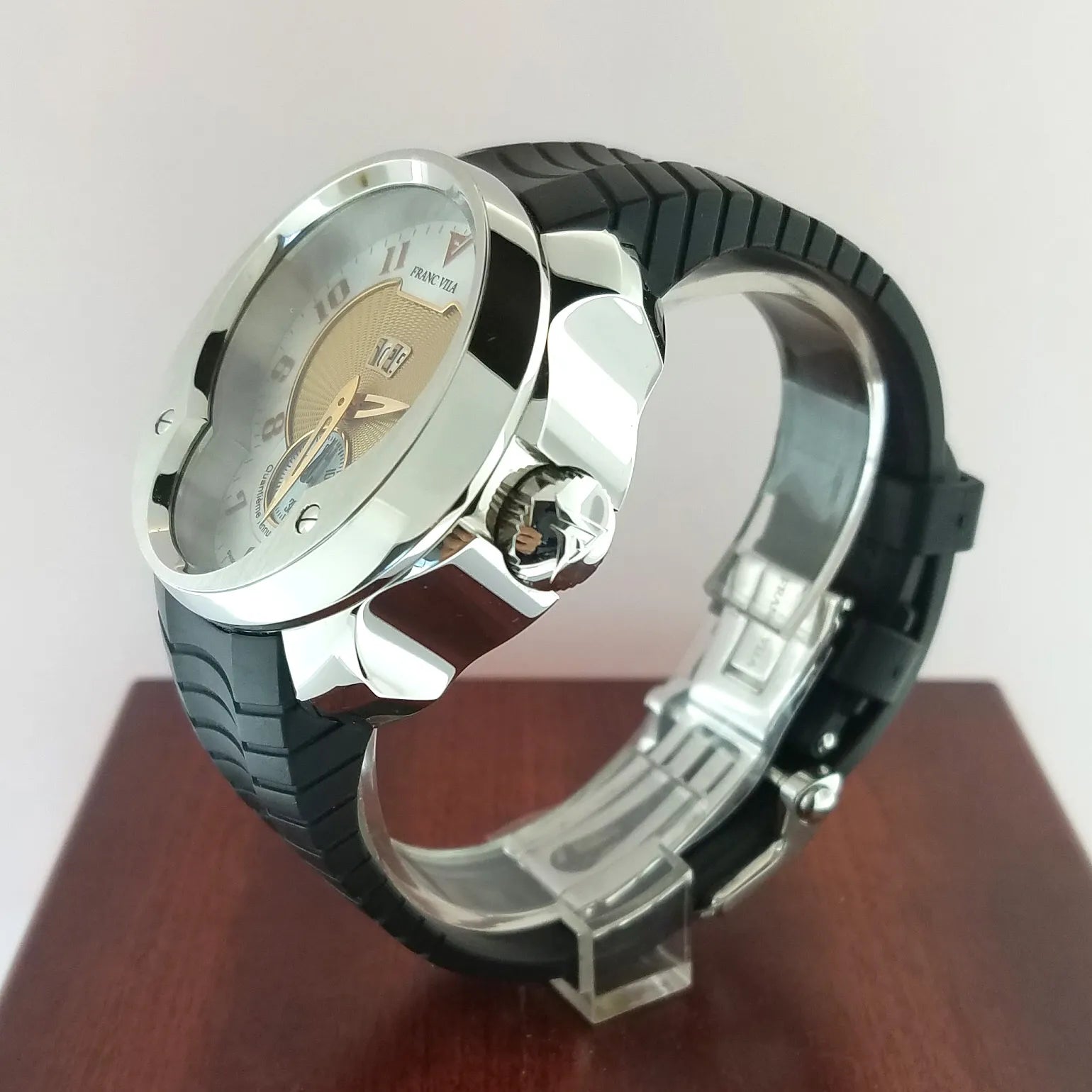 Franc Vila Automatic Classic Stainless Steel Men's Watch - Luxury Dress Watch for Business, Formal Events & Everyday Wear