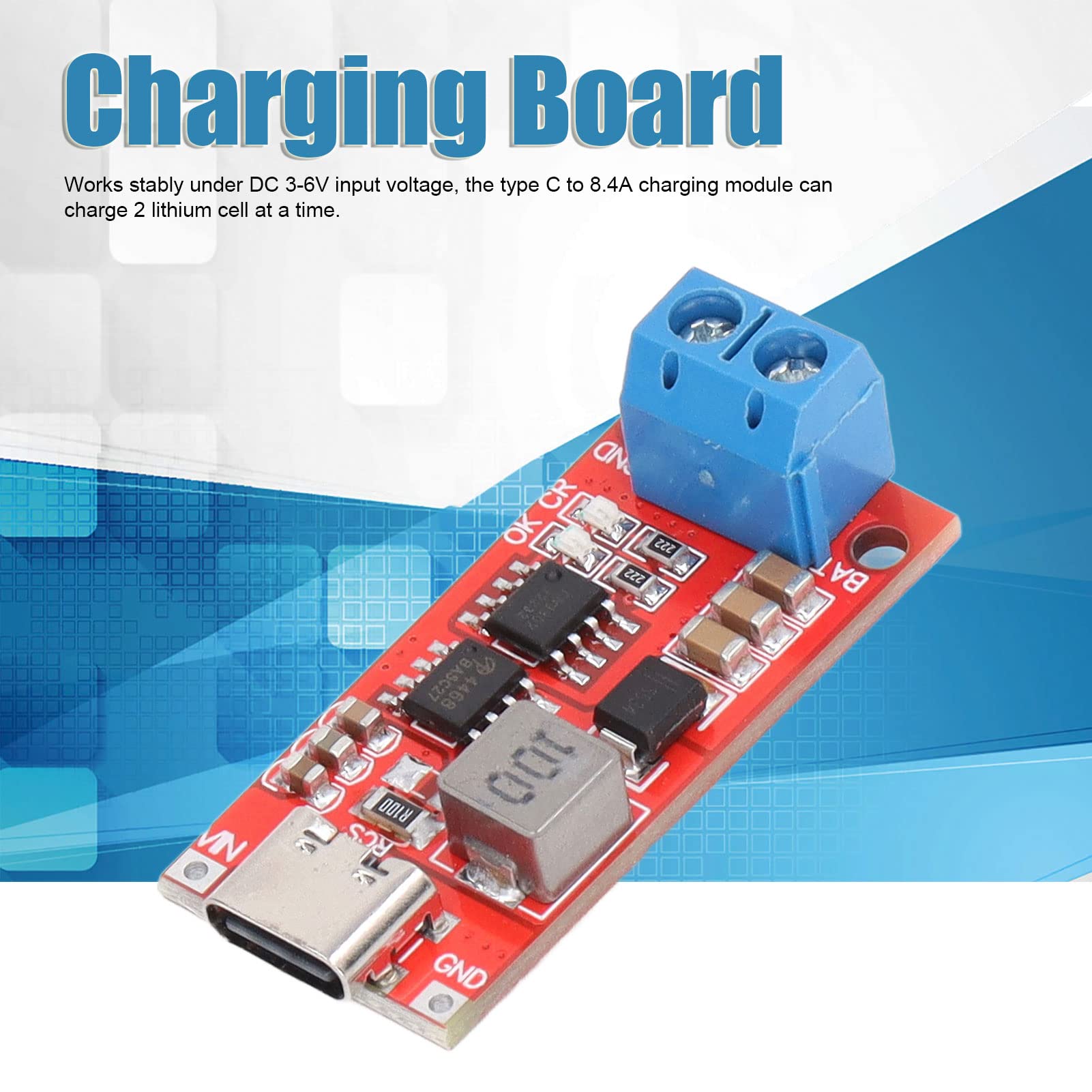 ANKROYU 1A Input 0.55A Output Step Up Boost Charging Board Module for DIY Battery Charger - Perfect for Solar Power Projects, Portable Devices & Electronics Repair