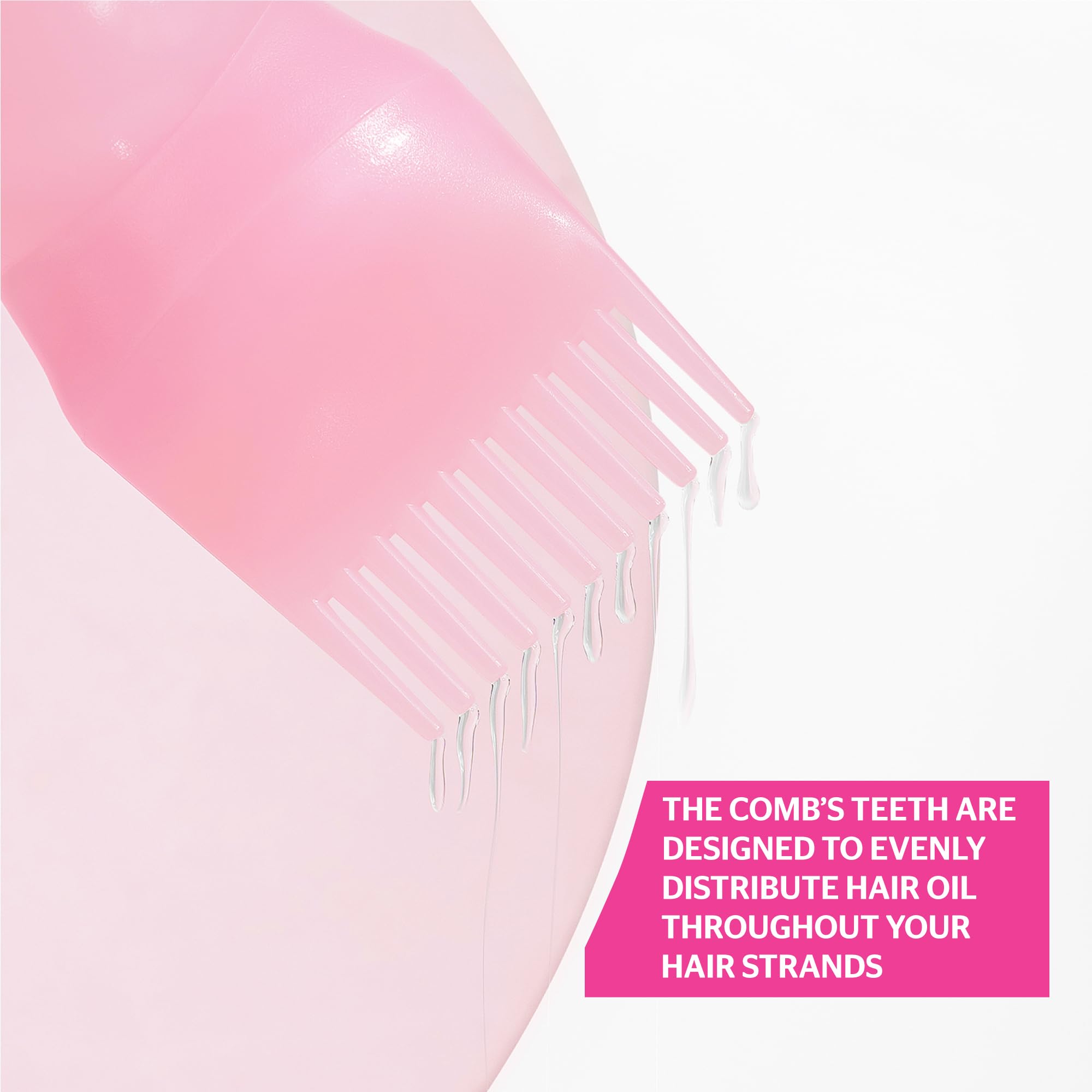 Brushworks Hair Oil Applicator Brush - Professional Hair Styling Tool for Even Oil Distribution | Perfect for Salon, Home Use & DIY Hair Care