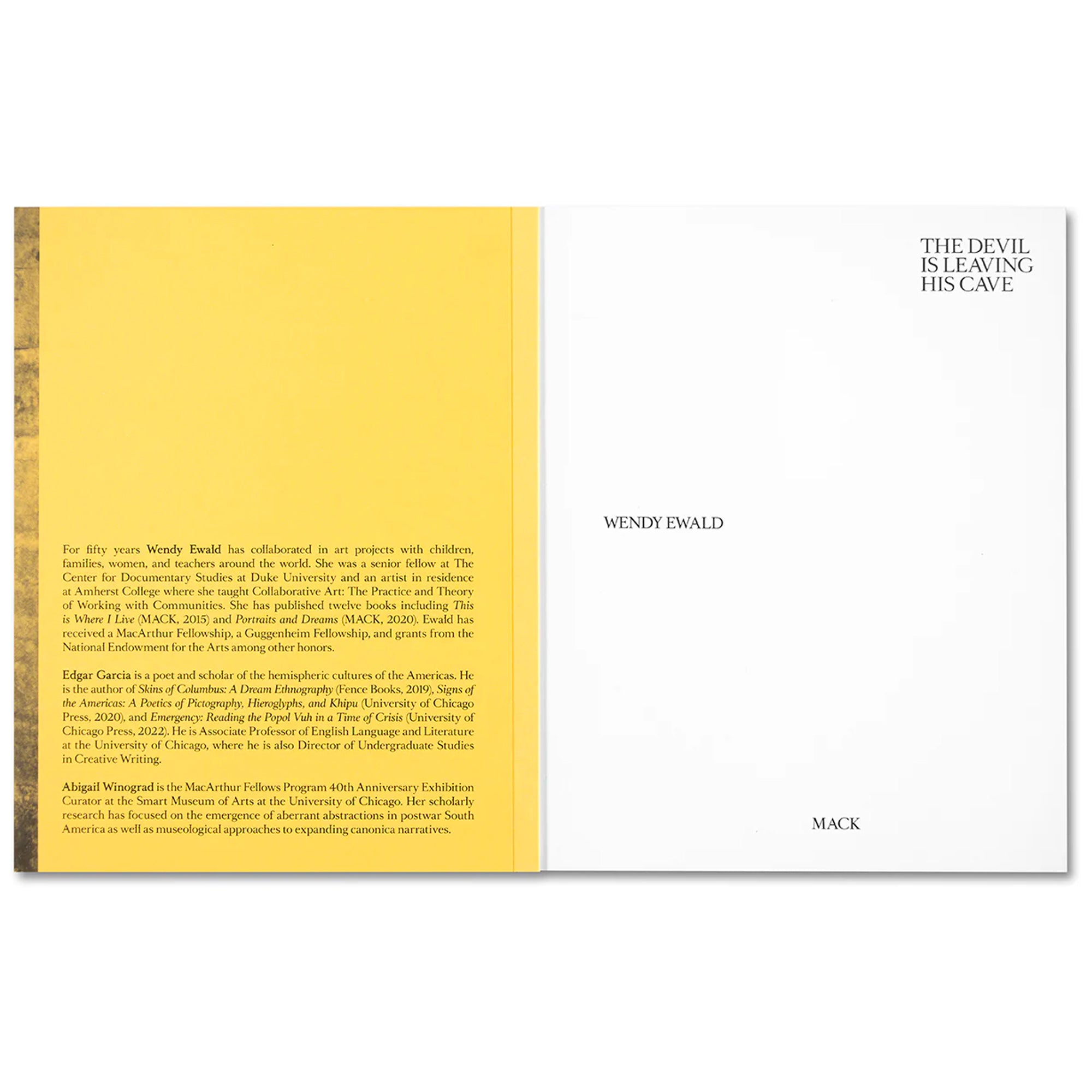 Wendy Ewald: The Devil Is Leaving His Cave - Softcover Photography Book | Perfect for Art Collectors, Photography Enthusiasts & Home Decor