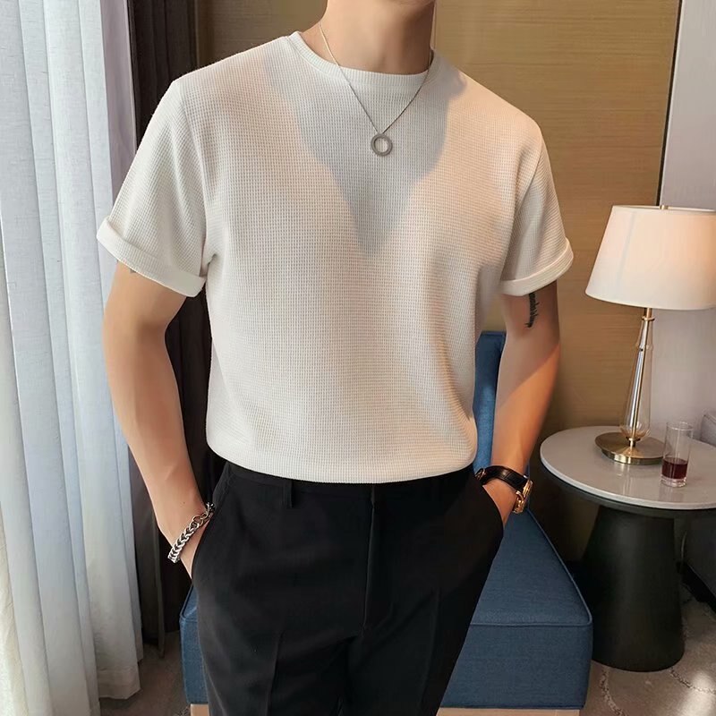 Antonio's Men's Round Neck Short Sleeve T-Shirt - Casual Comfort Fit for Everyday Wear, Gym & Outdoors