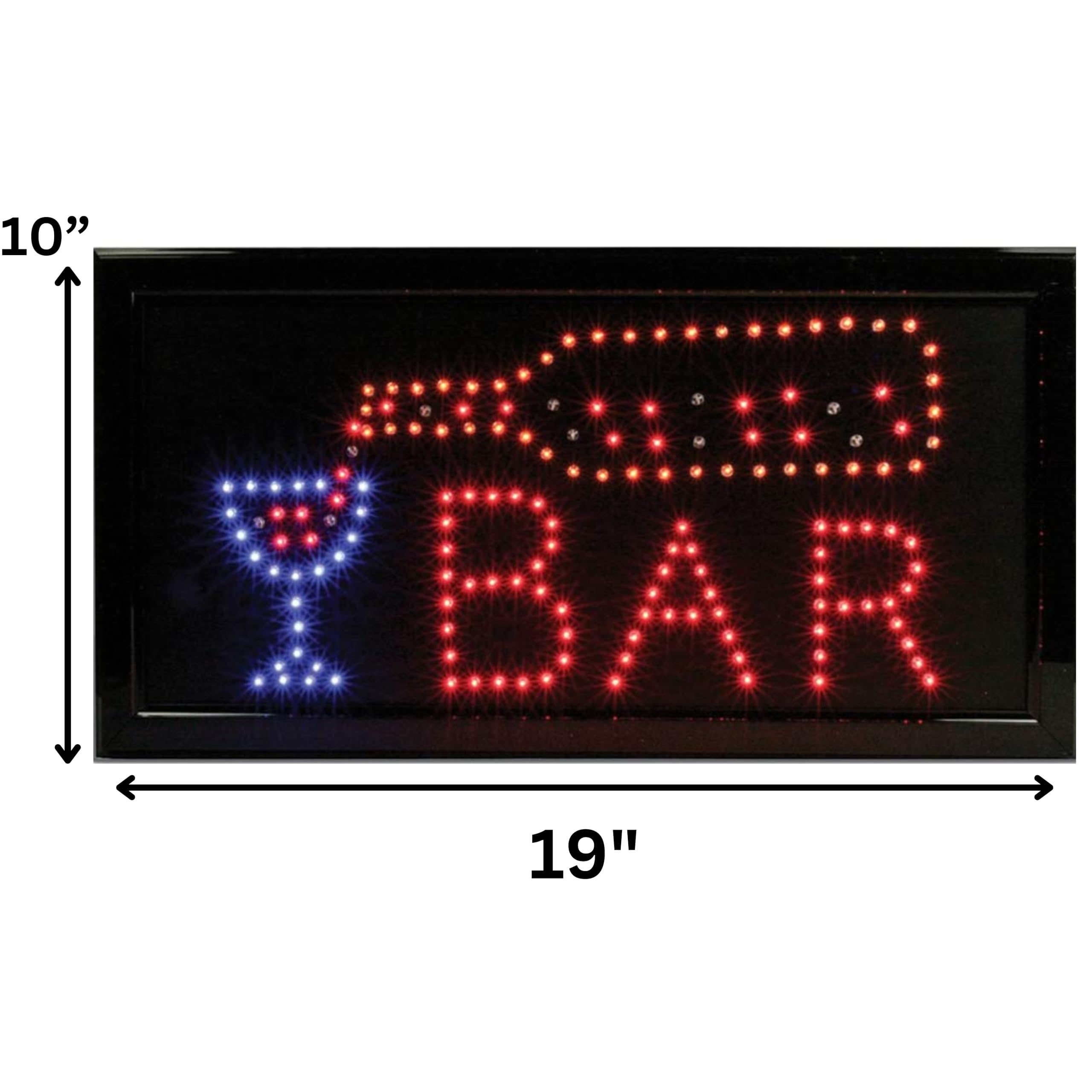 LED Neon Bar Sign - Custom Lighted Man Cave Decor for Home & Business - Durable Bar Accessories & Unique Gifts for Men - Perfect for Game Rooms, Pubs, and Home Bars