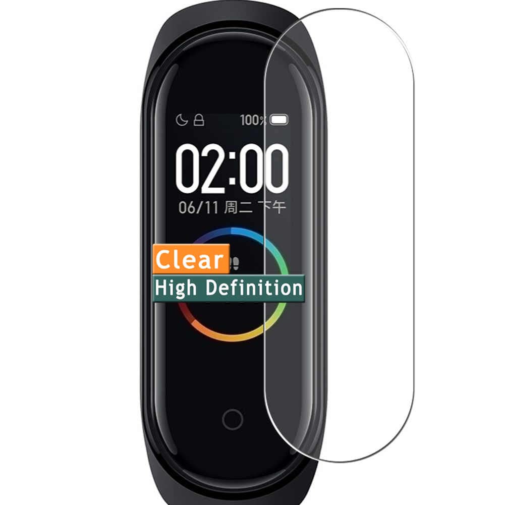 3-Pack TPU Screen Protector for Xiaomi Mi Band 4 - Flexible Film Protector (Not Tempered Glass) - Perfect for Gym, Running & Swimming Protection