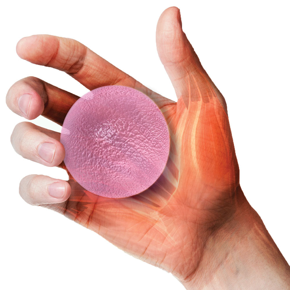 66Fit Hand Massage Therapy Ball Set of 2 - Relieve Stress & Improve Grip Strength - Perfect for Office, Gym & Home Use