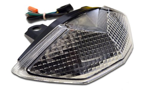 Blaster-X Integrated LED Tail Light for 2010-2013 Kawasaki Z1000 Motorcycle - Clear Lens, Bright & Durable Brake Light - Perfect for Night Riding & Custom Bike Upgrades