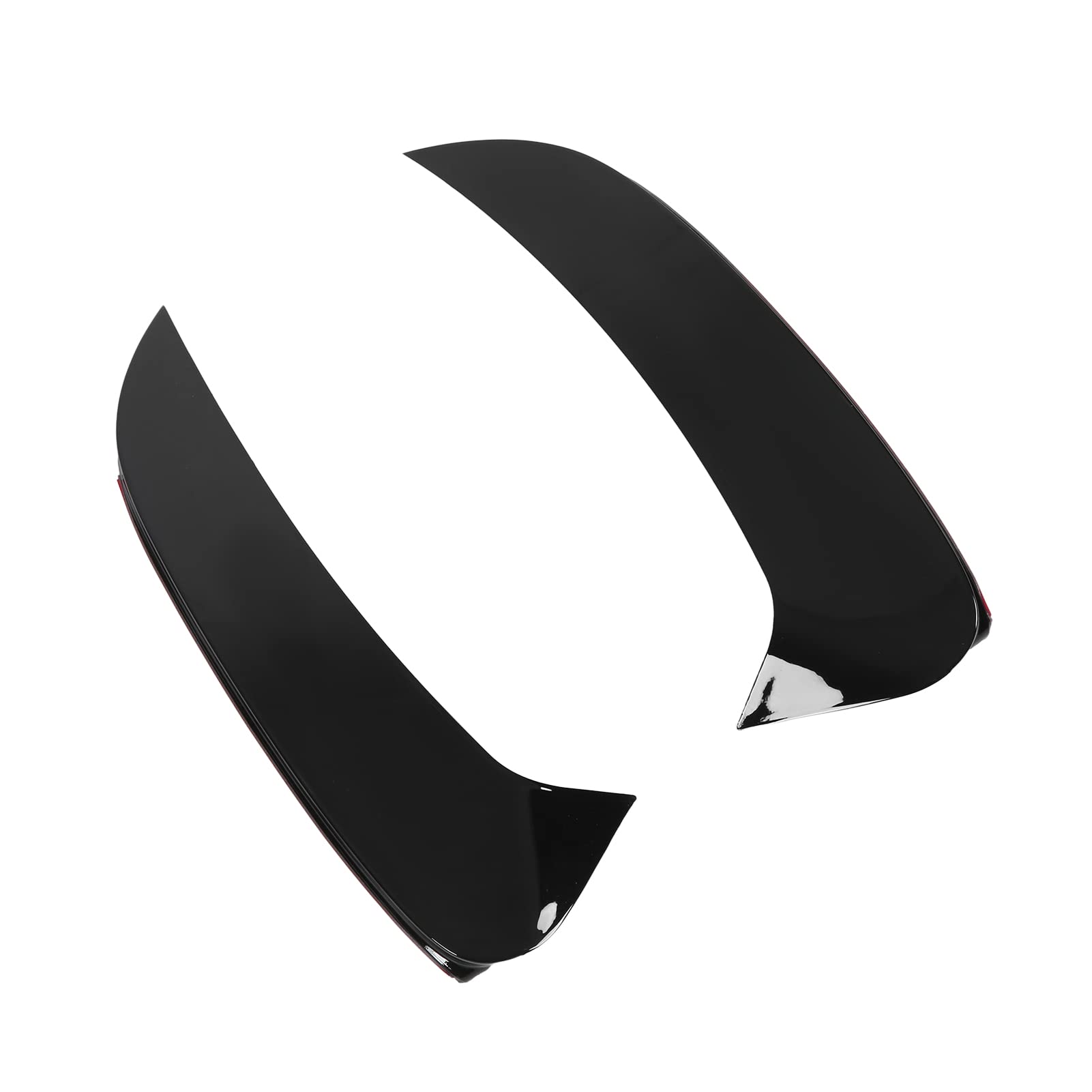 2PCS Rear Bumper Air Vent Spoiler Cover for Mercedes GLE Class - Black ABS Plastic Replacement Parts - Enhances Exterior Styling & Aerodynamics for SUV