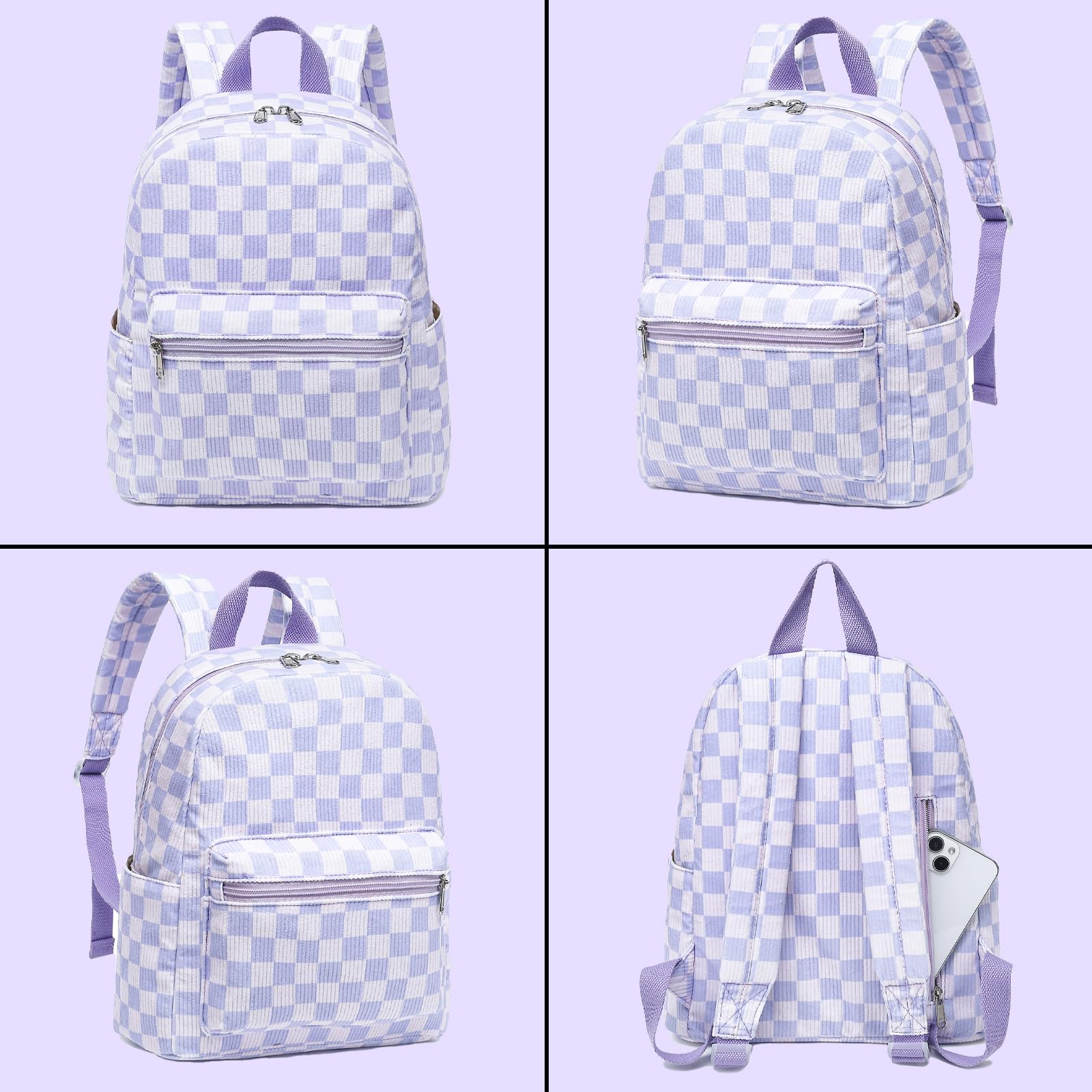 LEDAOU Mini Backpack for Women & Girls - Cute Small Backpack Purse for Teens, Kids, School, Travel & Daily Use | Lightweight Shoulder Bag for Hiking, Shopping & Campus Life