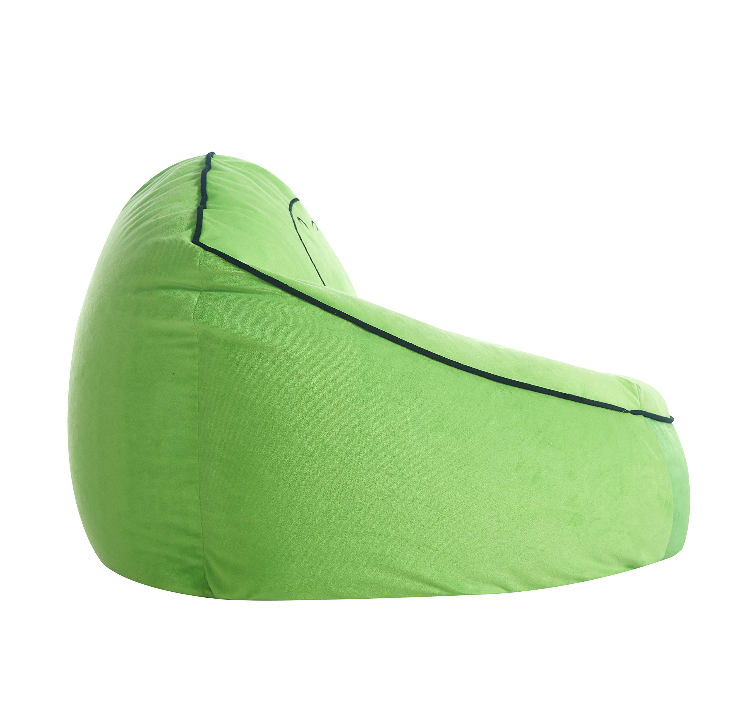 Idea Nuova Nintendo Super Mario Yoshi Micromink Bean Bag Chair - Soft Plush Gaming Seat for Kids & Teens - Perfect for Bedrooms, Game Rooms & Movie Nights
