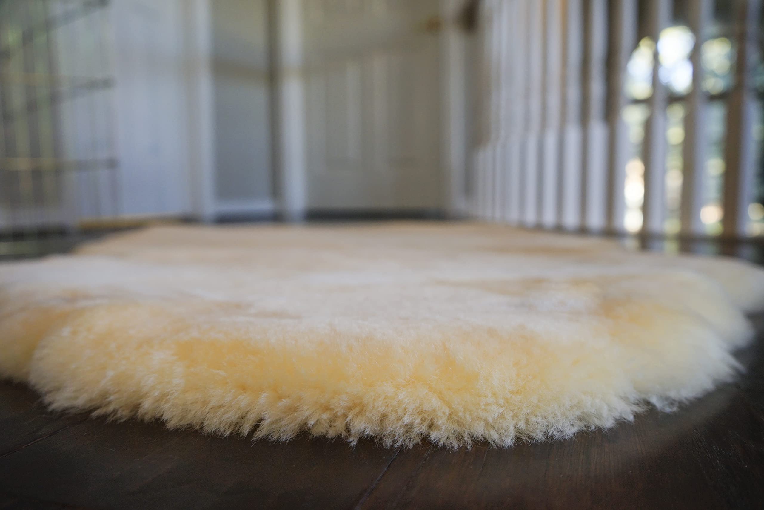 Genuine Medical Sheepskin for Bed Sores & Skin Irritation Relief | Natural Wool Mattress Topper for Hospital Beds | Pain Relief & Comfort Pad (36
