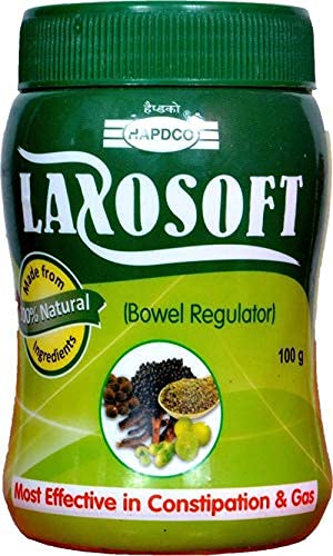 Hapdco Homeopathic Laxosoft Laxative Powder 100gm - Natural Constipation Relief for Adults & Kids - Gentle Digestive Support for Travel & Daily Use