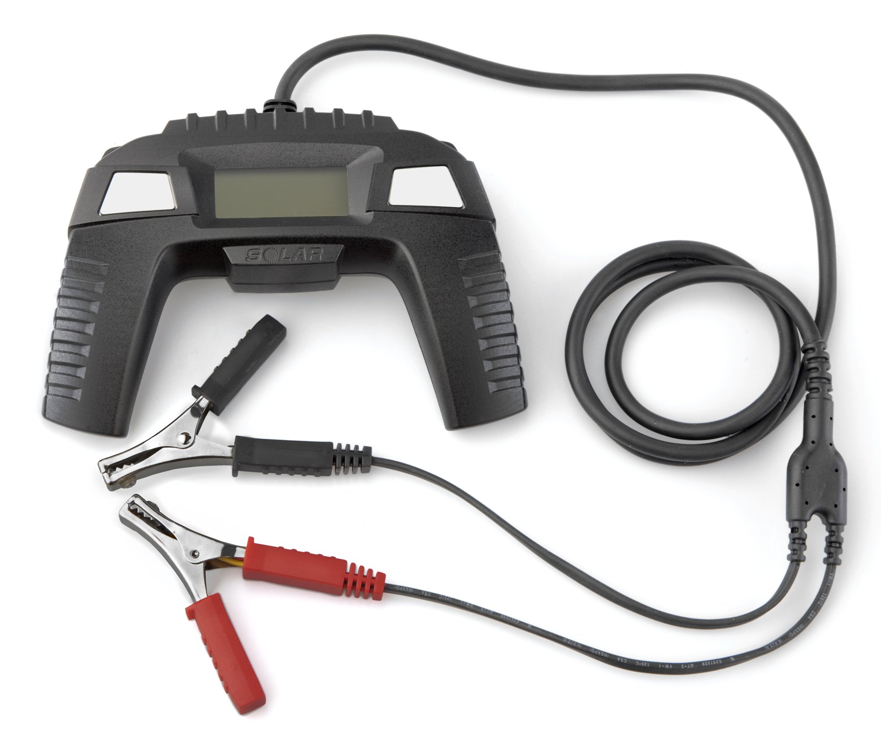 SOLAR BA44 Electronic Battery Tester - 20-2000 CCA, 12V Automotive Battery Analyzer for Cars, Trucks, Motorcycles - Perfect for Home Garage & Auto Repair Shops