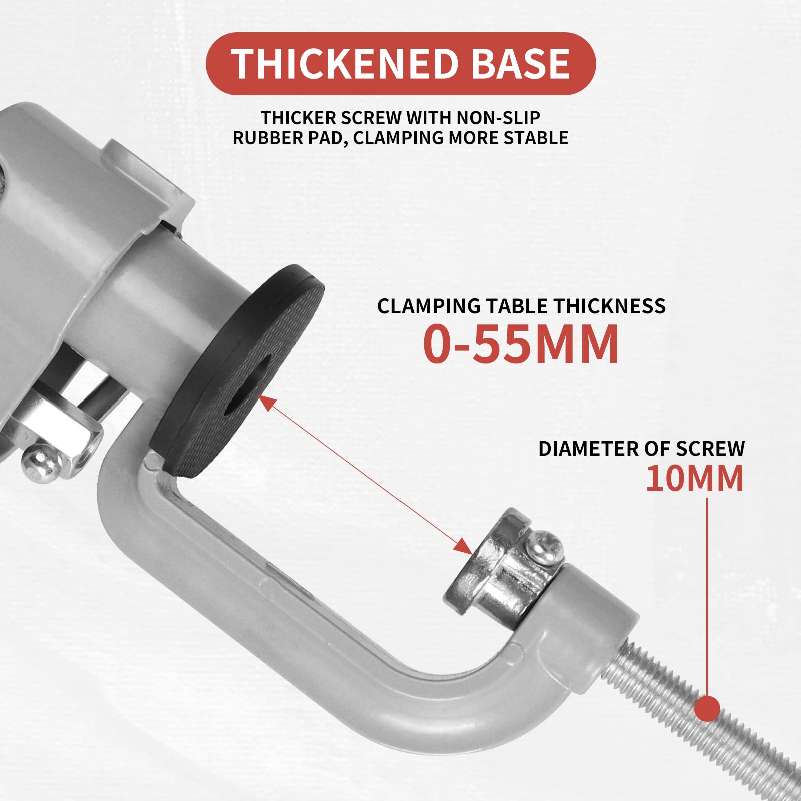 360° Adjustable 36mm-43mm Electric Drill Stand Holder - Heavy Duty Table Bench Clamp Vise for Drills, Grinders & Rotary Tools | Perfect for DIY, Woodworking, Jewelry Making & Hobby Projects