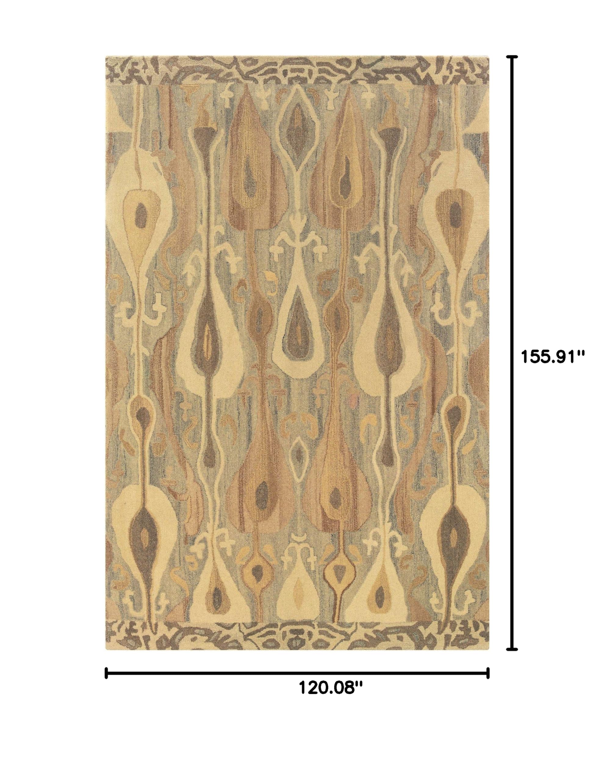 Oriental Weavers Anastasia Area Rug 10' x 13' Grey Beige - Soft Living Room Carpet for Bedroom Decor, Durable Floor Mat for High Traffic Areas