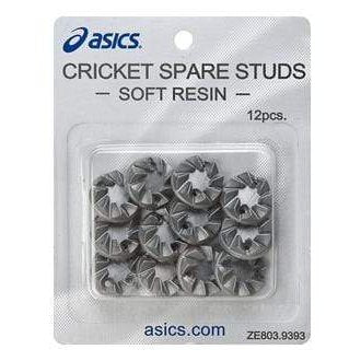 ASICS Soft Resin Shoe Spikes - 12 Piece Replacement Cleats for Track & Field, Golf, Baseball | Enhanced Traction & Durability for Sports Performance