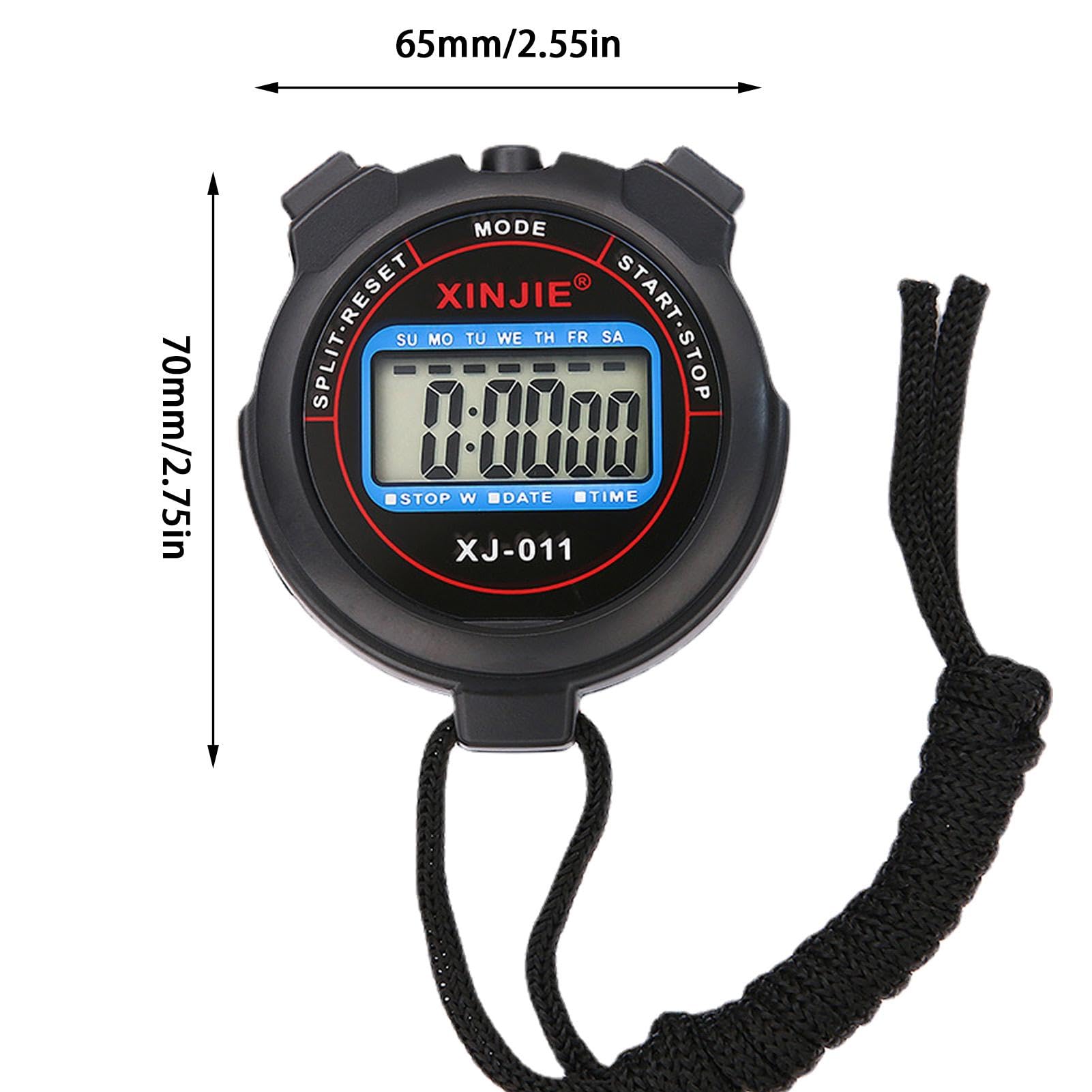 Jubepk Sports Countdown Timer | Large Lightweight Digital Stopwatch, Reusable & Accurate for Athletes, Swimming Timer, Competition & Fitness Training - Perfect for Swim Meets, Track Events & Gym Workouts