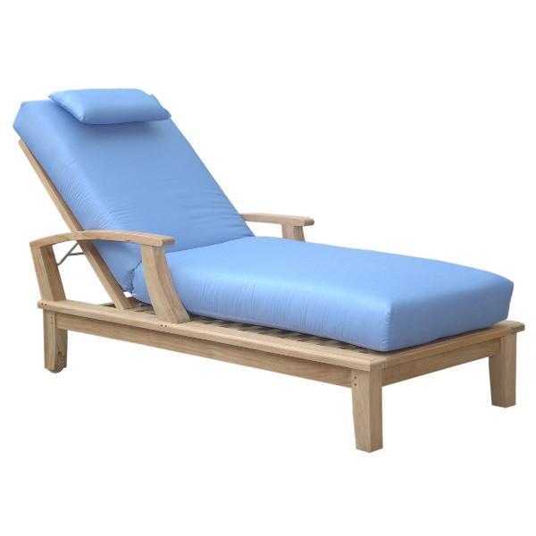 Premium Brianna Sun Lounger with Adjustable Armrests - Outdoor Patio Poolside Relaxation Chair for Beach, Garden & Backyard