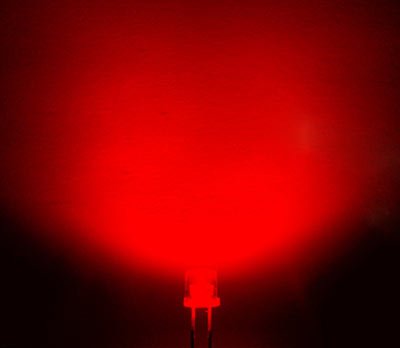 100pcs 3mm Red Flat Top LED Lights - Wide Angle, High Brightness Diodes for DIY Electronics, Circuit Boards & Decorative Lighting Projects