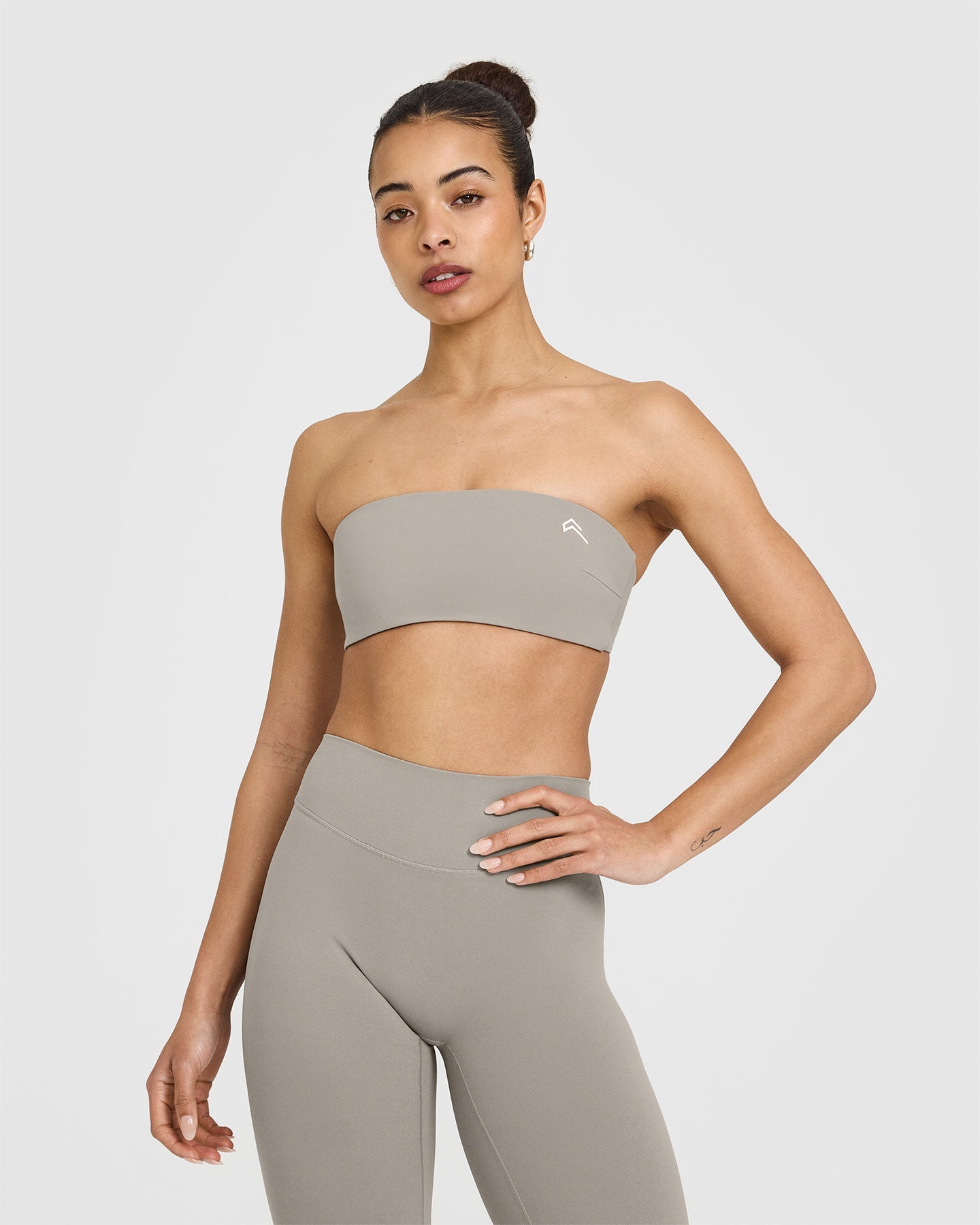 Seamless Wireless Bralette - Comfortable Micro Bandeau Bra in Warm Sand | Perfect for Yoga, Lounge & Everyday Wear