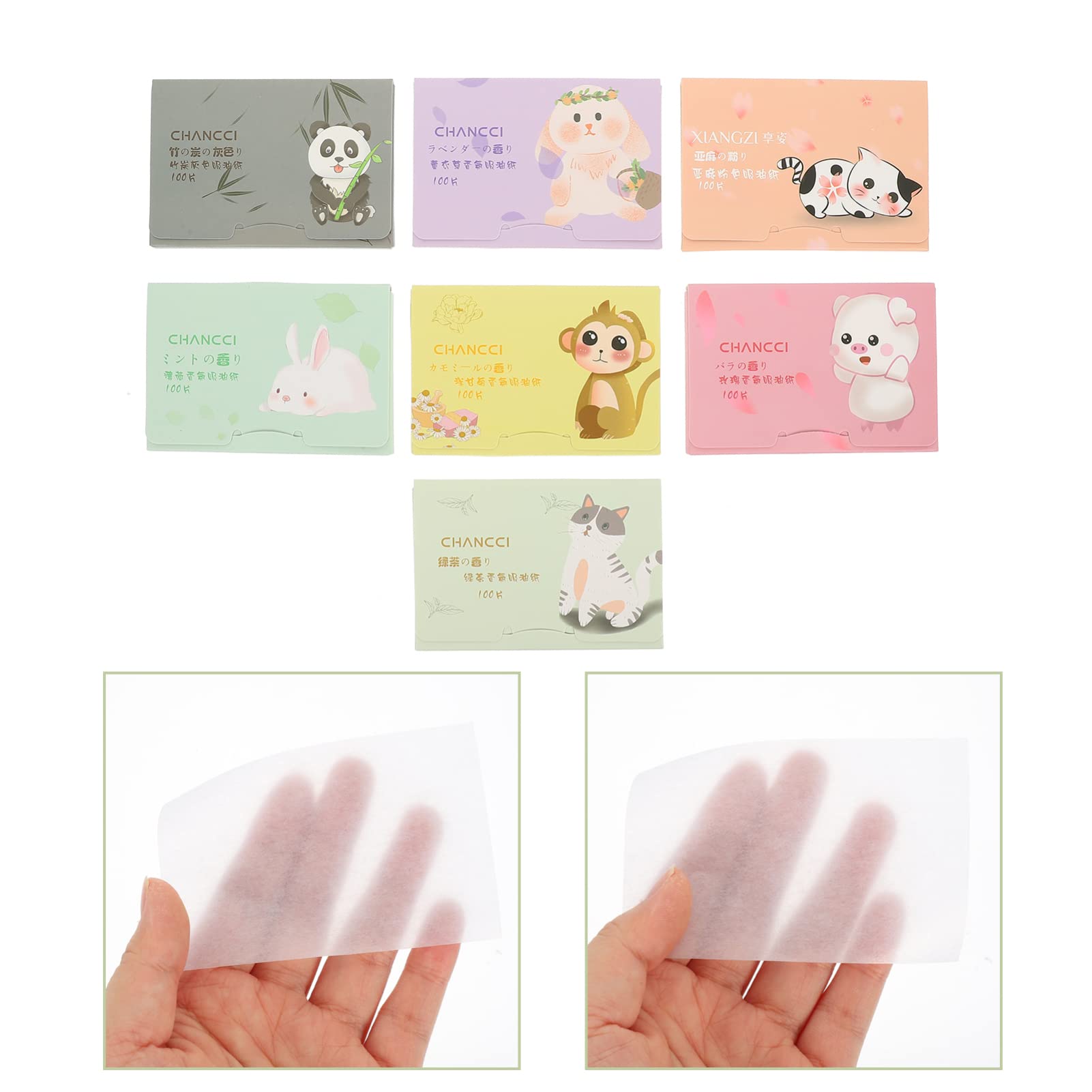 Beatifufu 700pcs Oil Absorbing Blotting Papers for Oily Skin - Facial Oil Control Sheets, Matte Finish Blotting Pads, Makeup Removing Wipes - Perfect for On-the-Go Shine Control & Touch-Ups