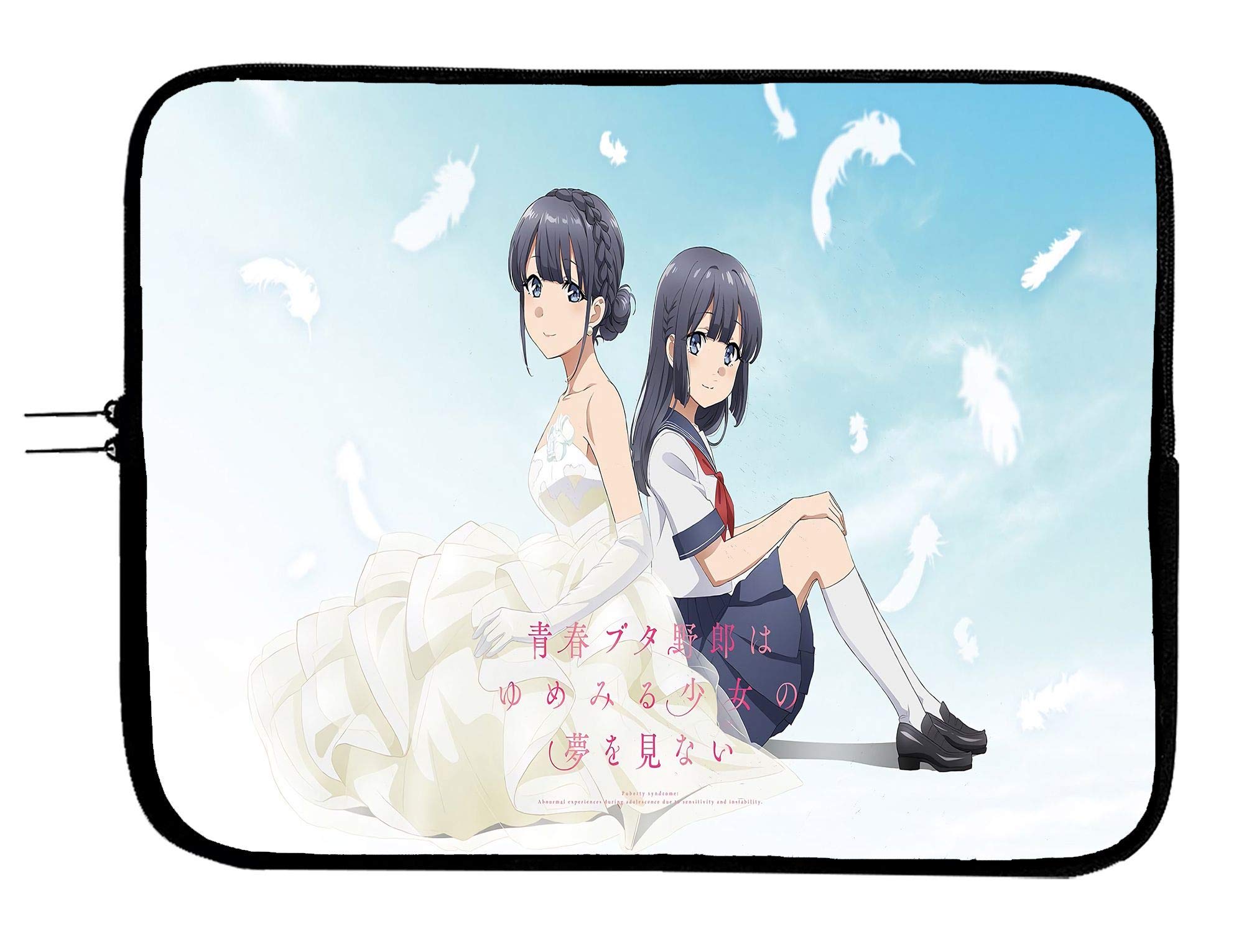 Rascal Does Not Dream of Bunny Girl Senpai Anime Laptop Sleeve Bag - 11 Inch Tablet & Computer Case - Protects Notebooks & Tablets - Anime Computer Bag - Fits Devices Up to 11.6 Inch Display - Perfect for School, Work, and Travel