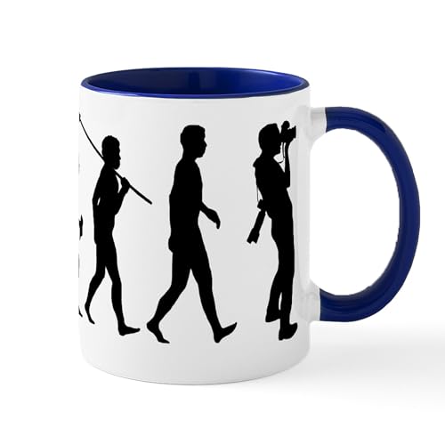 White/Navy Inside - Photographer Mug