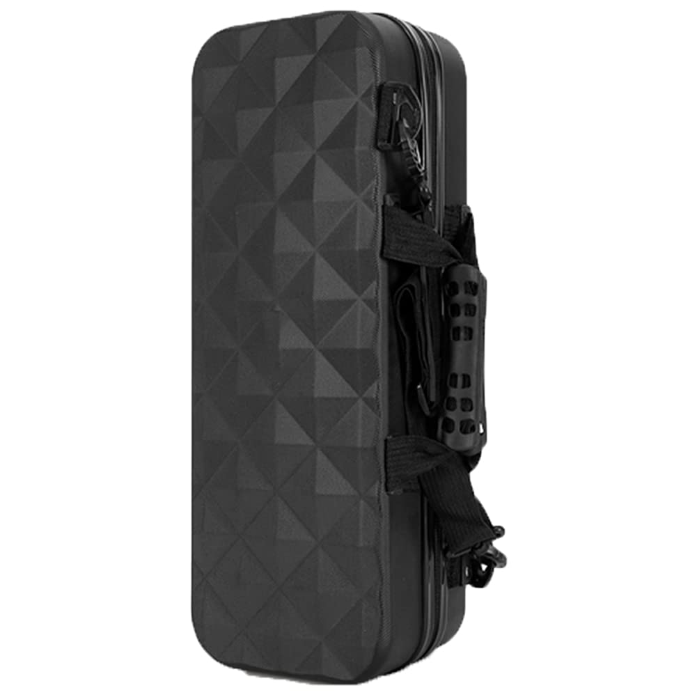 AKDXM Hard Shell Fishing Tackle Bag - 60cm Waterproof ABS Mini Fishing Rod Case with Detachable Shoulder Strap - Durable & Scratch Resistant for Outdoor Fishing, Travel & Boat Trips