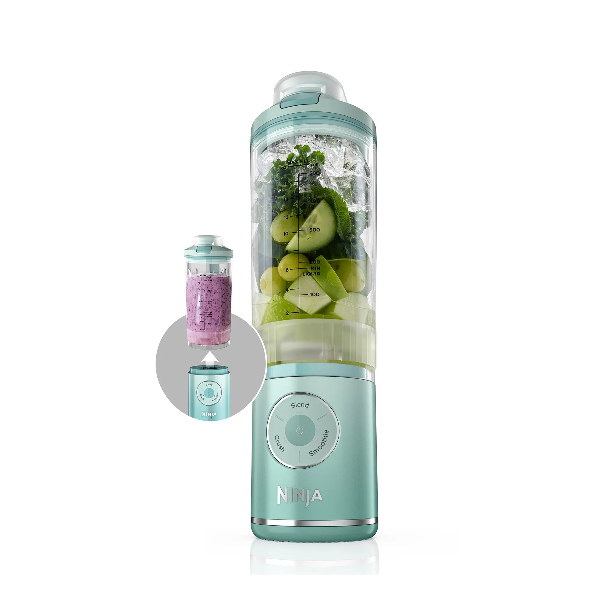 Ninja Blast Max Cordless Portable Blender - Powerful 1000W Motor, 20oz Travel Cup, USB Rechargeable for Smoothies, Shakes & Protein Drinks - Perfect for Gym, Office & Outdoor Adventures