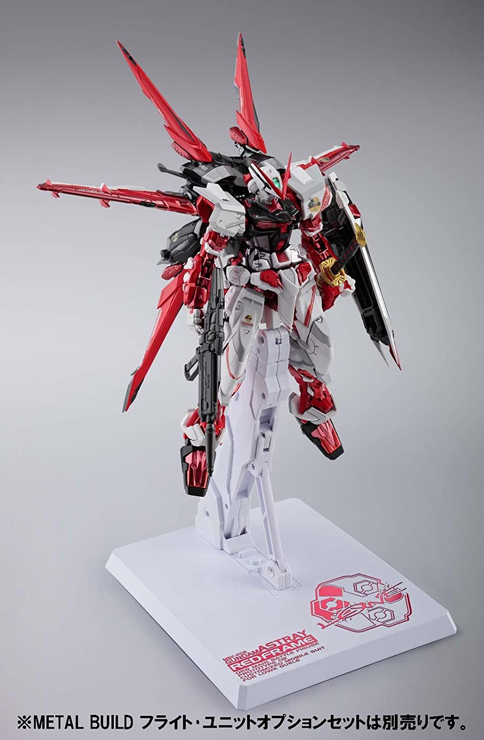 Bandai Metal Build Gundam Seed Astray Red Frame Action Figure - High-Quality Collectible Model Kit for Anime Fans | Perfect for Display, Gifts & Cosplay Scenes