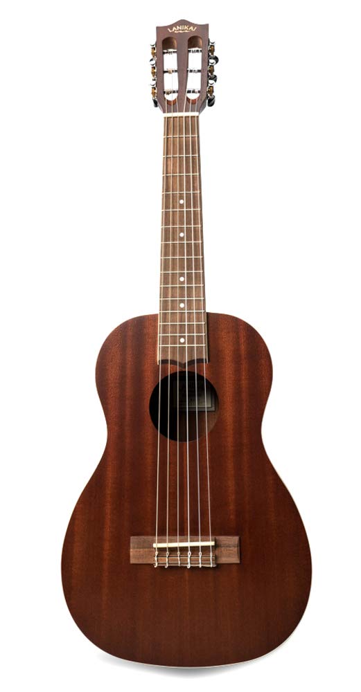 Lanikai 6-String Ukulele Acoustic Guitar with Mahogany Top - Perfect for Beginners, Professionals & Hawaiian Music Performances - Great for Beach Parties, Music Lessons & Live Performances