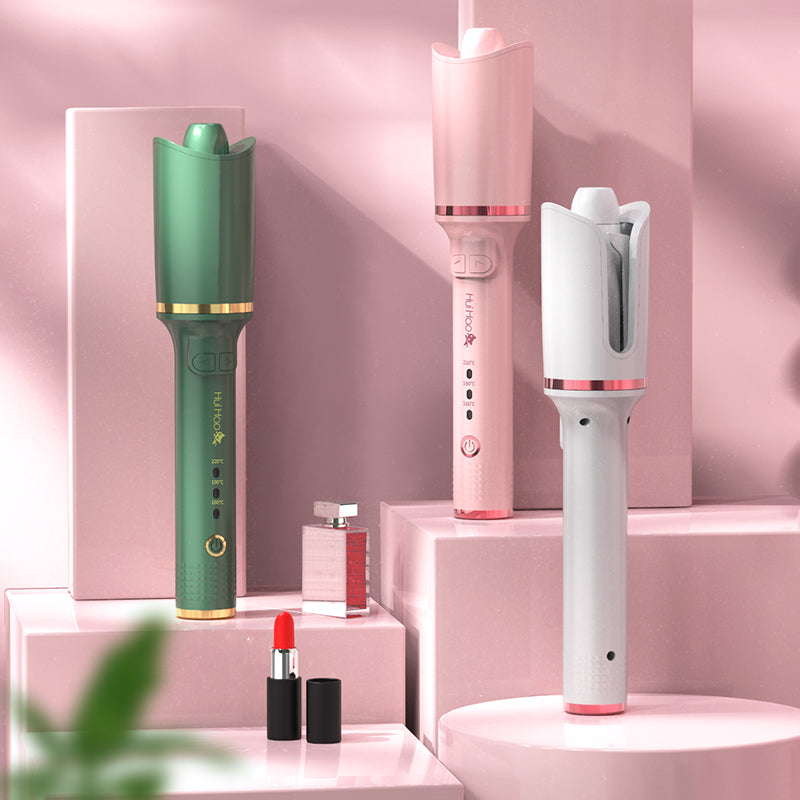 Ceramic Auto Rotate Hair Curler - Long Lasting Electric Curling Iron with Constant Temperature for Wavy & Curly Hairstyles | Perfect for Daily Styling, Salon Results at Home, and Special Occasions