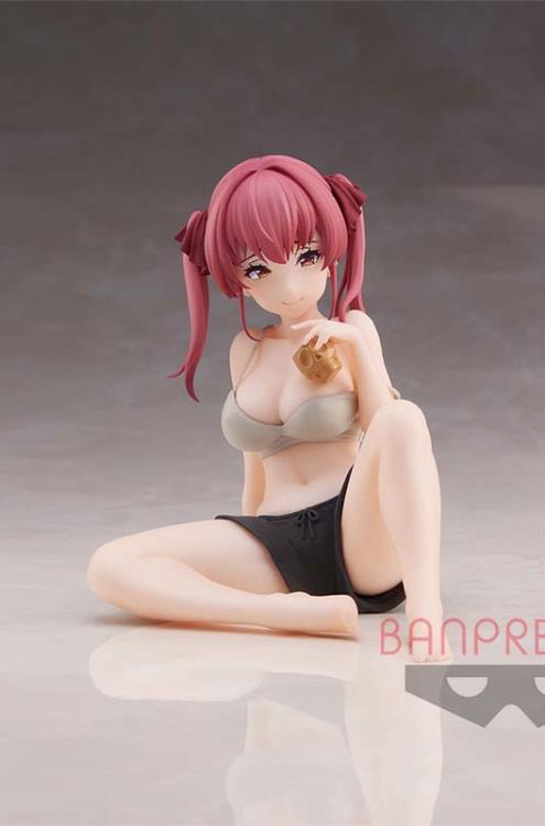 Banpresto IF Relax Time Houshou Marine Hololive Anime Figure - Cute Collectible Statue for Fans, Perfect for Display & Gifts | Home Decor, Office Desk, Anime Collection