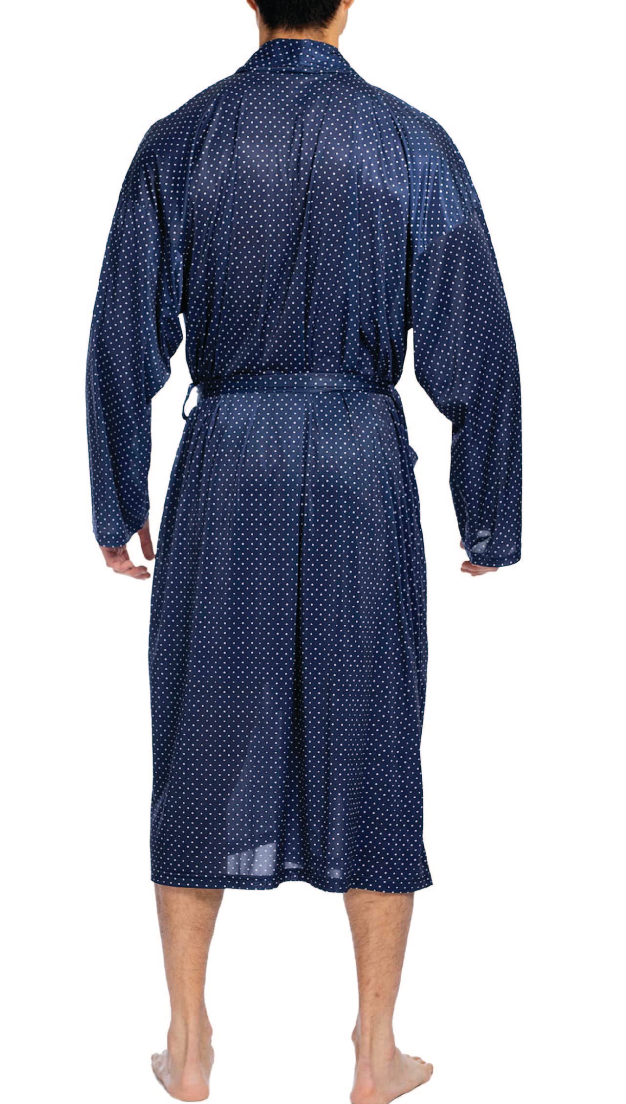 STACY ADAMS Men's Plush Sleep Robe - Soft Fleece Loungewear for Home Relaxation & Comfort