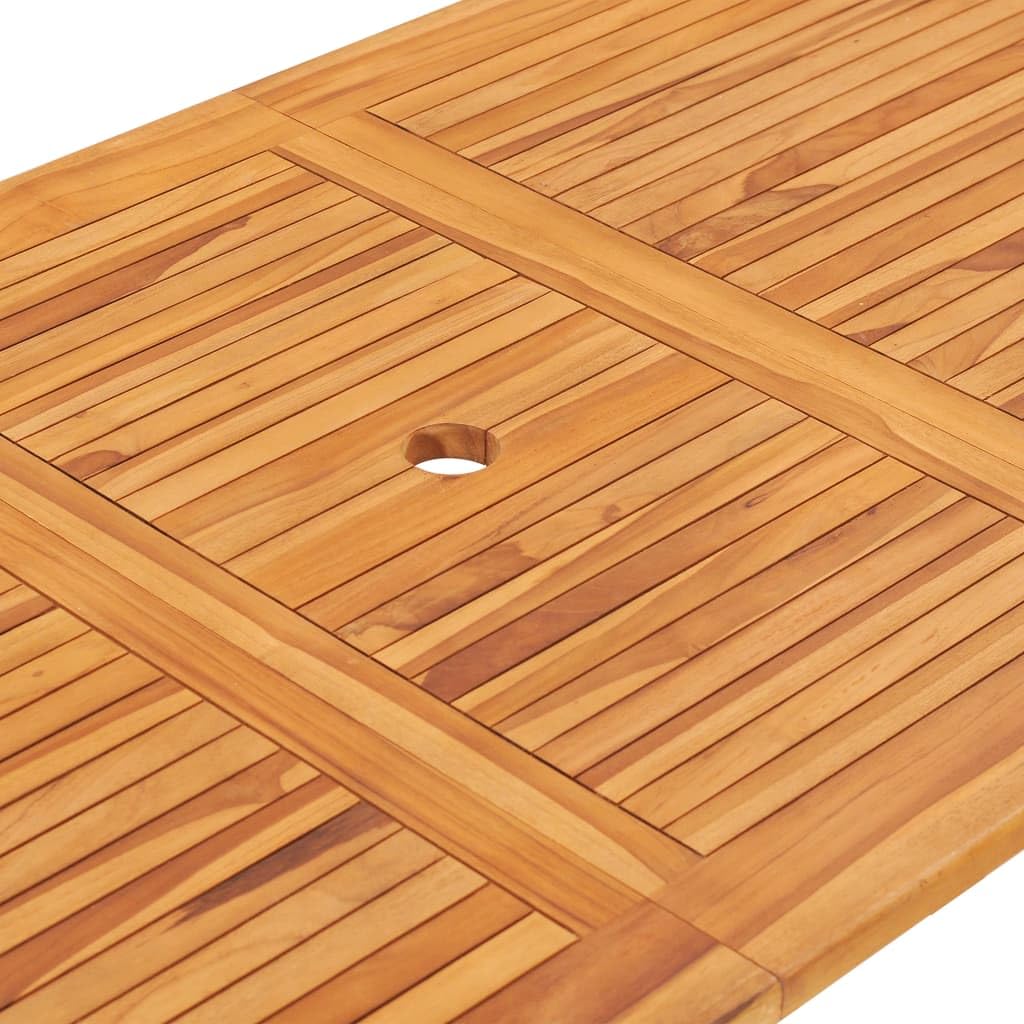 Premium 7-Piece Teak Wood Folding Patio Dining Set - Weather-Resistant Outdoor Furniture for Garden, Backyard, Terrace, Porch & Poolside (Table + Chairs) | Perfect for Al Fresco Dining & Outdoor Entertaining