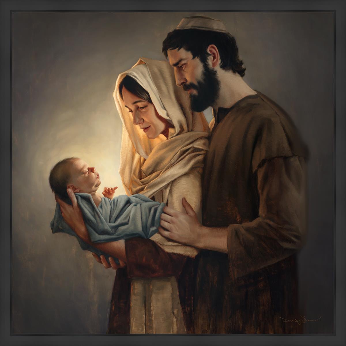 Hope is Born Large Wall Art - Inspirational Home Decor for Living Room, Bedroom & Office - Perfect for Gifts & Modern Interior Design