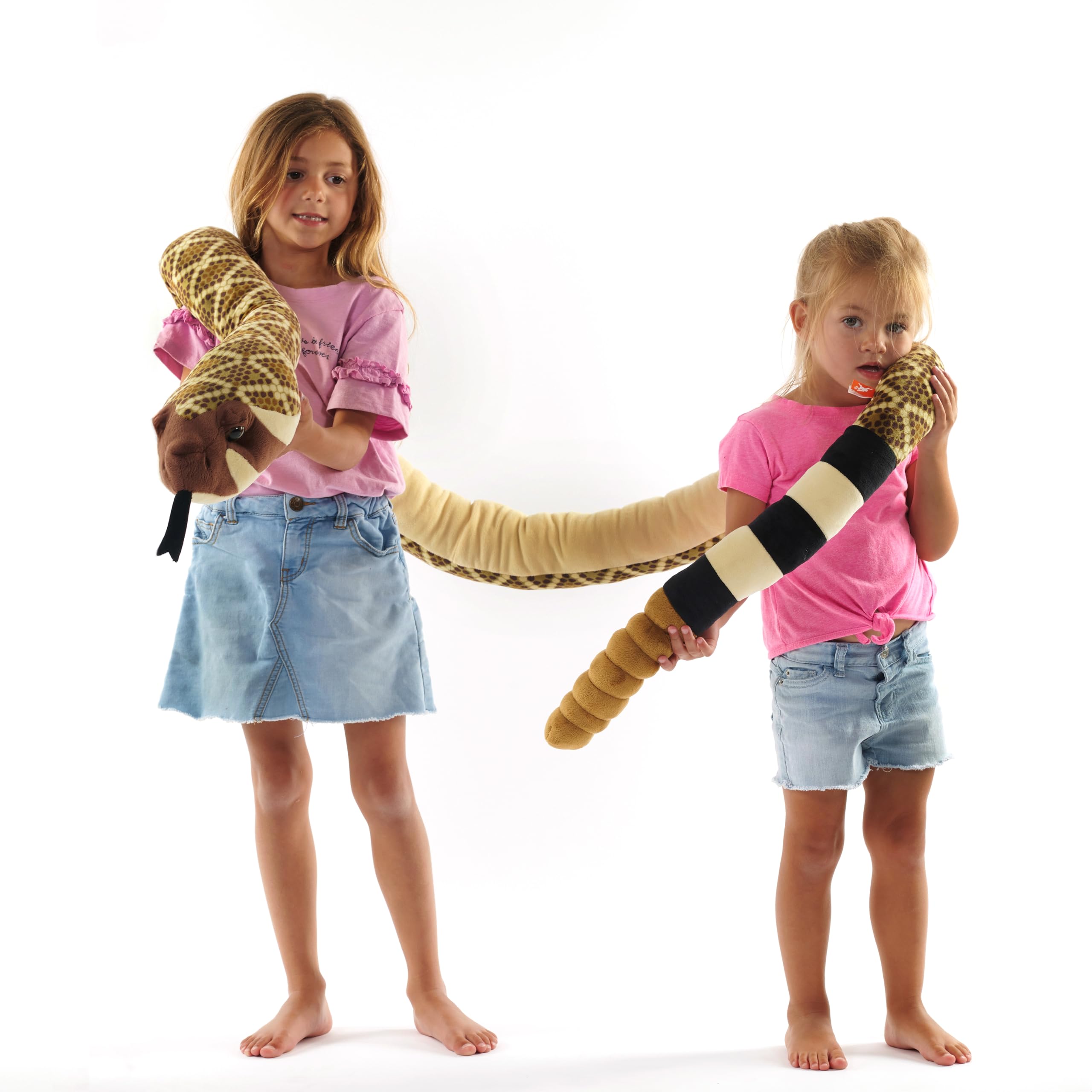 Wild Republic Super Jumbo Western Diamondback Snake Plush - 113