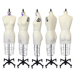 Women's Adjustable Half Body Dress Form Mannequin for Tailoring & Sewing - Perfect for Fashion Design, Fitting, and Display (Rental Available)