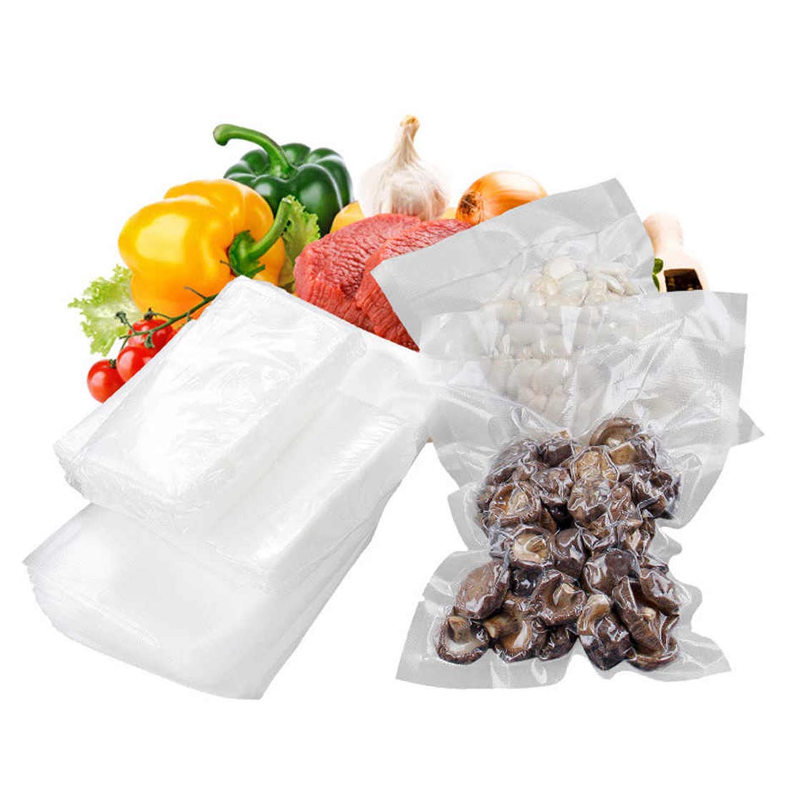 APQ 1000 Pack 6x8 Inch Clear Vacuum Sealer Bags, 3 Mil Thickness | USDA Approved Food Grade Polyethylene Storage Bags | Ideal for Sous Vide, Meal Prep, Freezer Storage & Commercial Food Packaging
