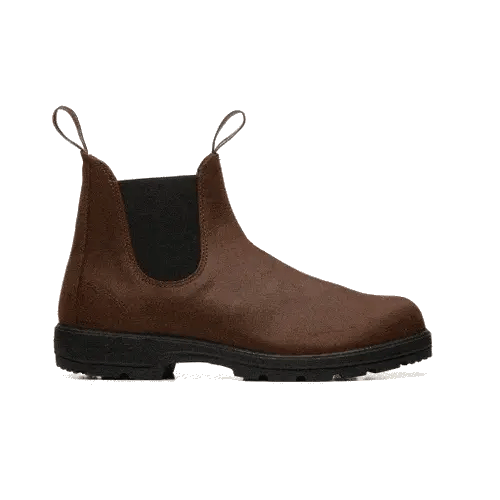 Blundstone 1609 Classic Chelsea Boots - Antique Brown Leather Work Boots for Men & Women | Waterproof, Comfortable & Durable for Outdoor, Work & Casual Wear