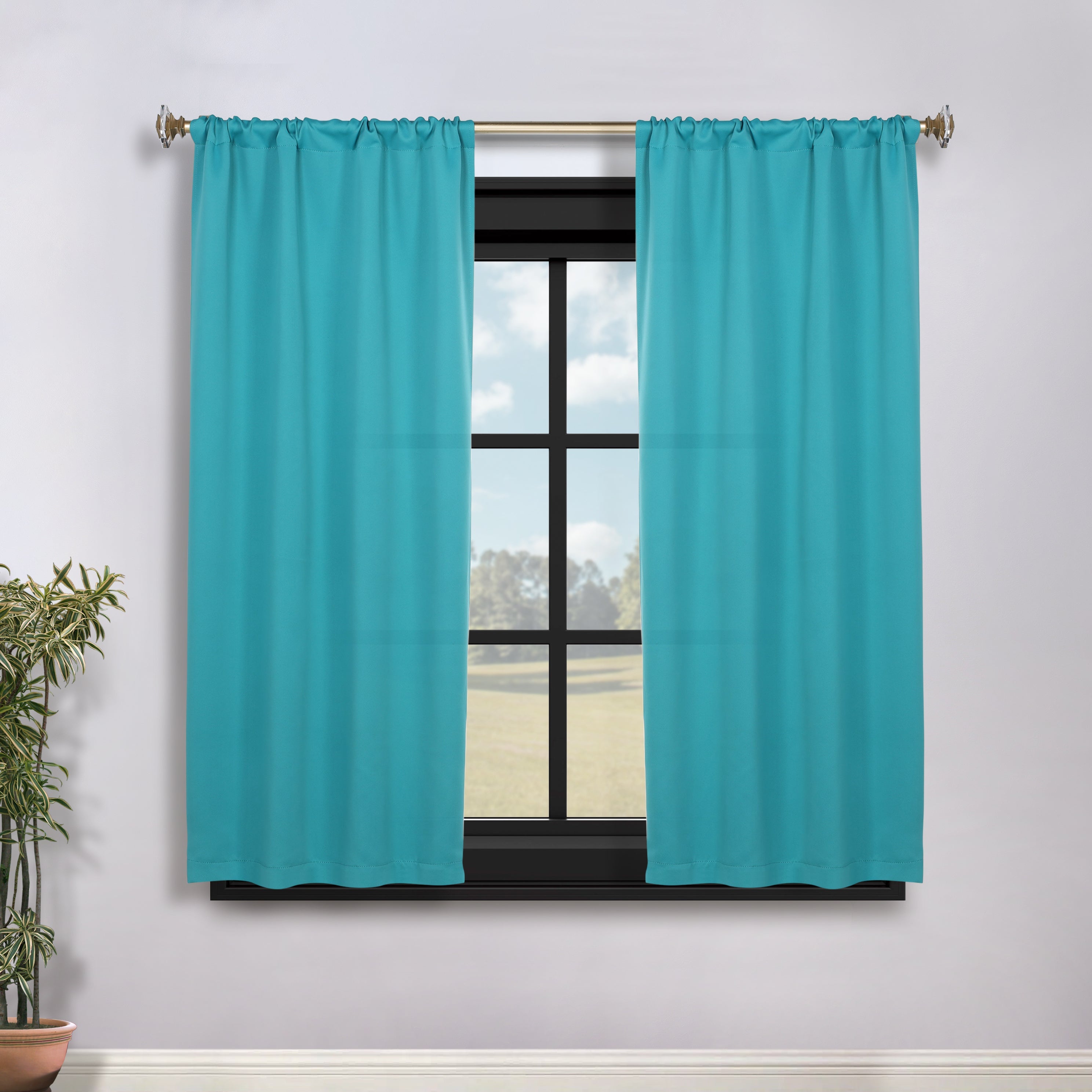 Blackout Curtains for Bedroom - Machine Washable, Thermal Insulated, Noise Reducing - Set of 2 Panels - Perfect for Nursery, Home Theater & Shift Workers (42x84 Inches)