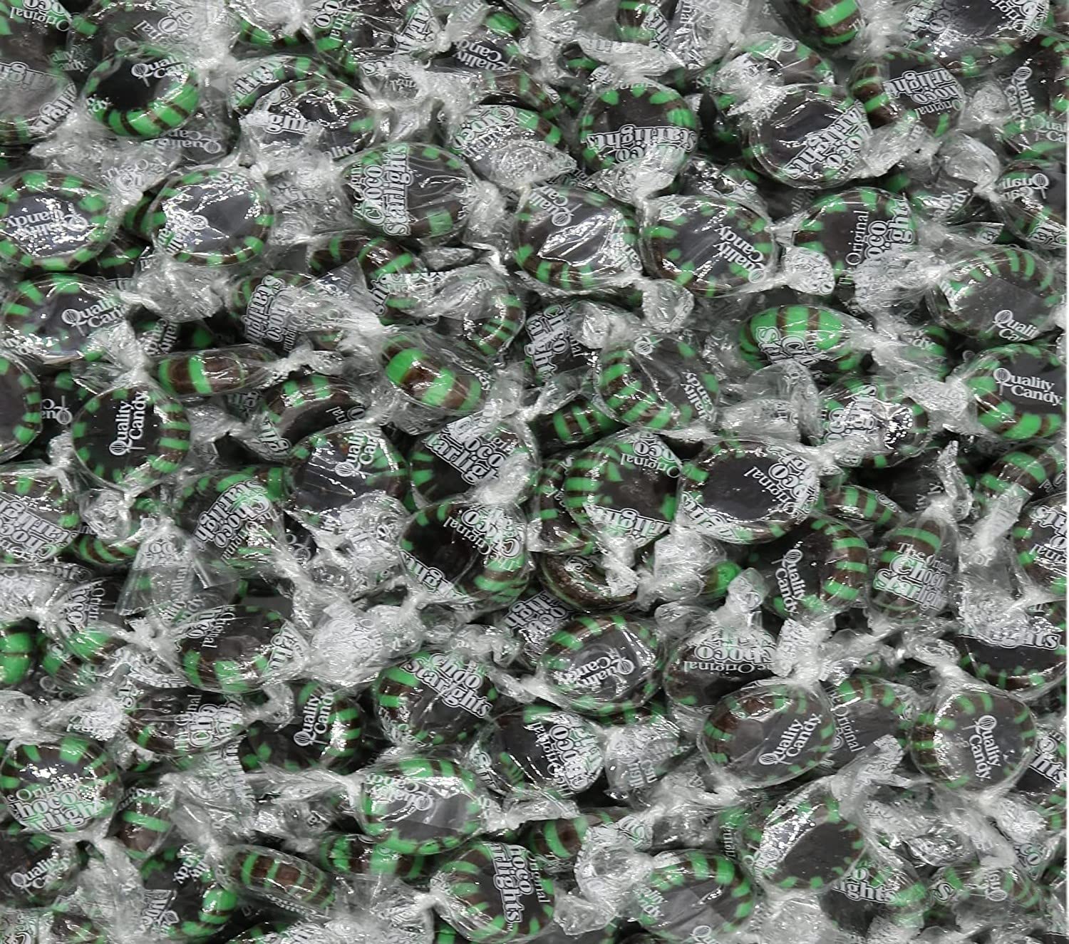 Original Individually Wrapped Starlight Mint Hard Candy - Chocolate Flavor, 5lb Bulk Pack - Perfect for Parties, Office Treats & Holiday Gift Baskets