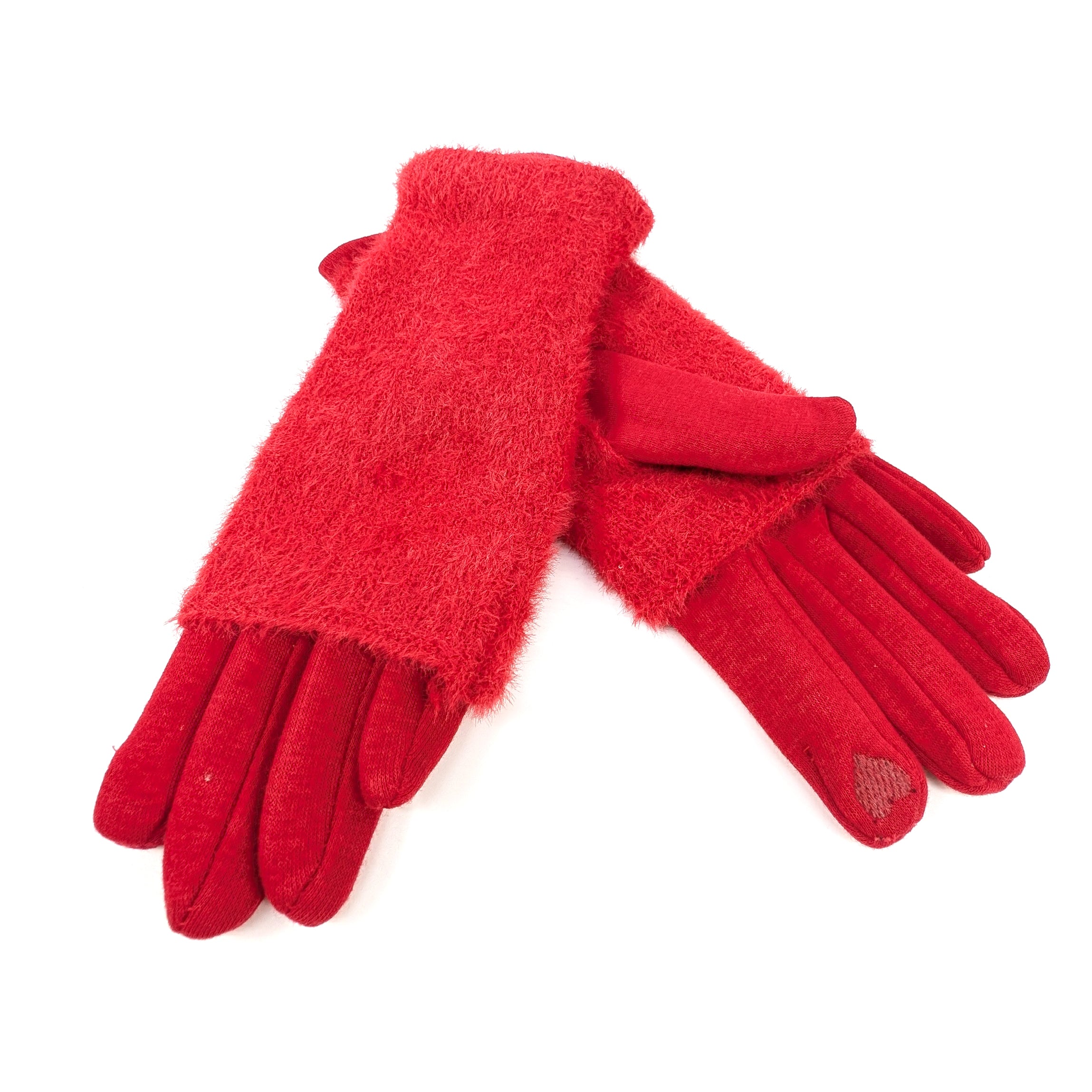 Scarlet Faux Fur Convertible Gloves - Warm & Stylish Winter Accessories for Women - Perfect for Outdoor Activities, Skiing, and Cold Weather Fashion