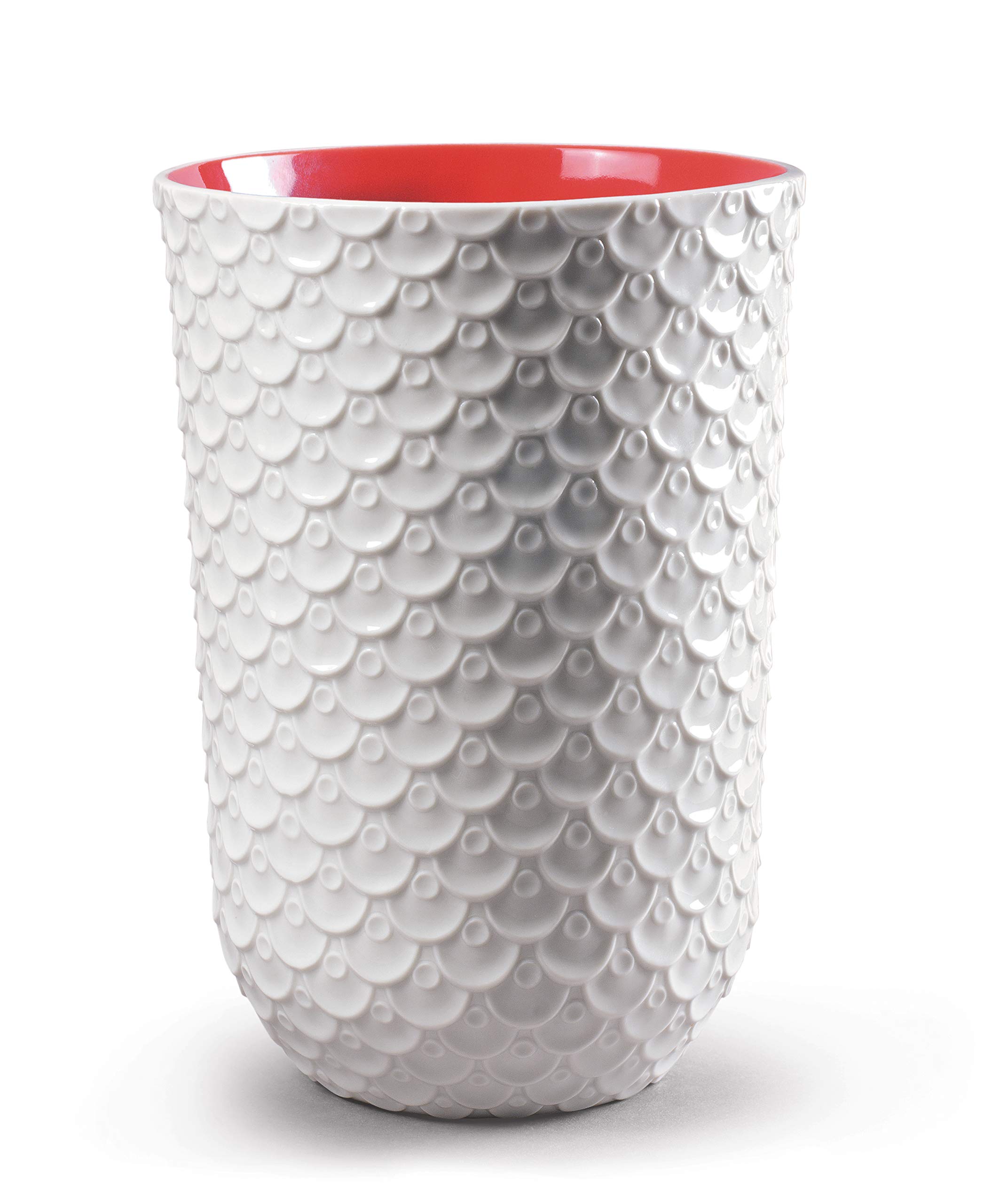 LLADRÓ Chinese Dragon Vase - Handcrafted Porcelain Home Decor | Elegant Table Centerpiece for Asian-Inspired Interiors & Gift Giving