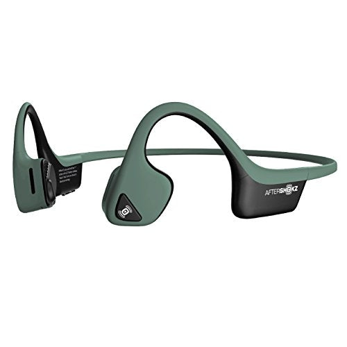 Aftershokz Air Open Ear Bone Conduction Wireless Bluetooth Headphones - IP55 Water Resistant, Sweatproof for Running, Cycling & Outdoor Sports
