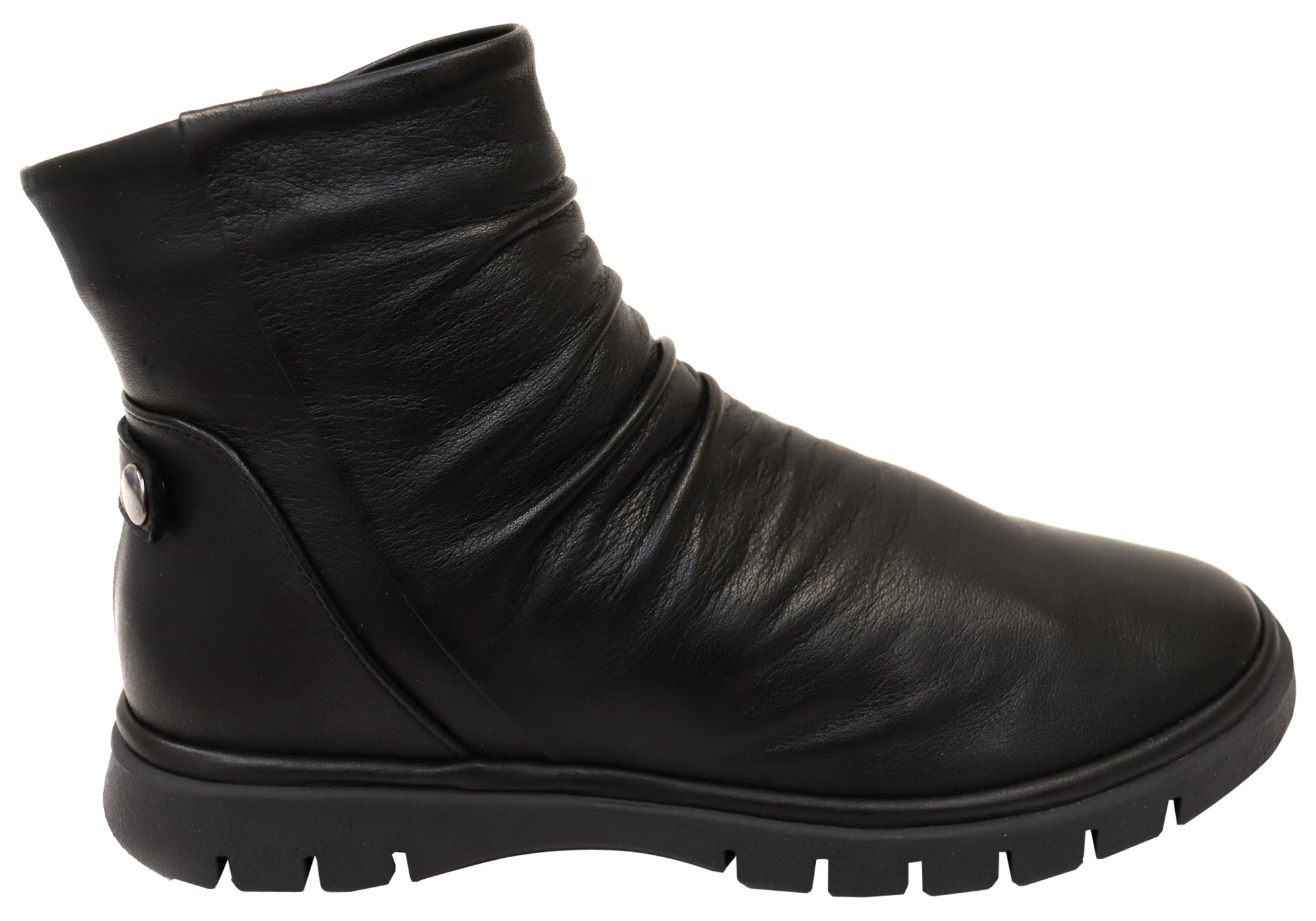 Orizonte Salony Women's European Comfortable Leather Ankle Boots - Stylish & Comfortable Winter Boots for Women, Perfect for Office, Casual Outings & Travel