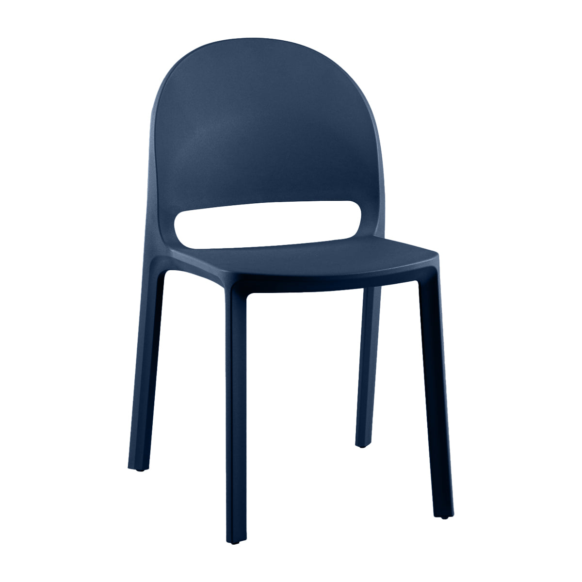 Modern Arch Stacking Dining Chair - Sturdy & Space-Saving Stackable Chairs for Kitchen, Dining Room, or Office - Perfect for Small Spaces & Entertaining