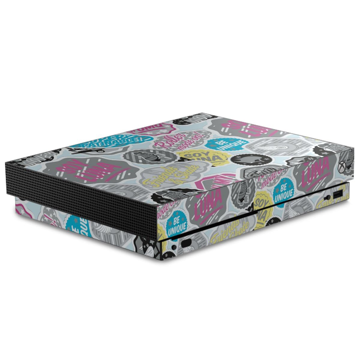 Official Disney Soy Luna Licensed Skin Sticker Compatible with Microsoft Xbox One X - Gaming Console Decal for Enhanced Protection & Style